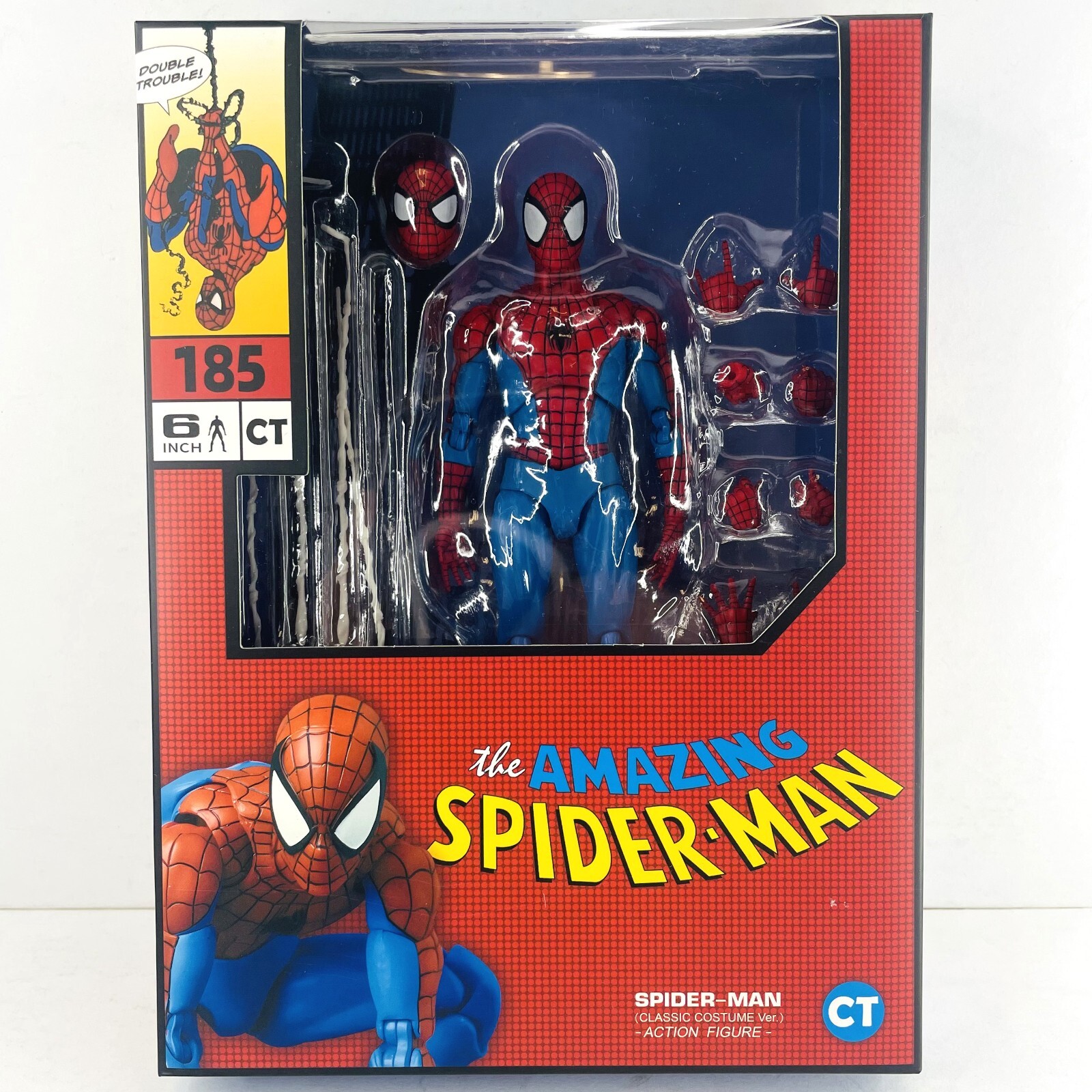 Spider-Man Classic Costume Spiderman 6&Prime; Action Figure CT Toys #185 New In Box