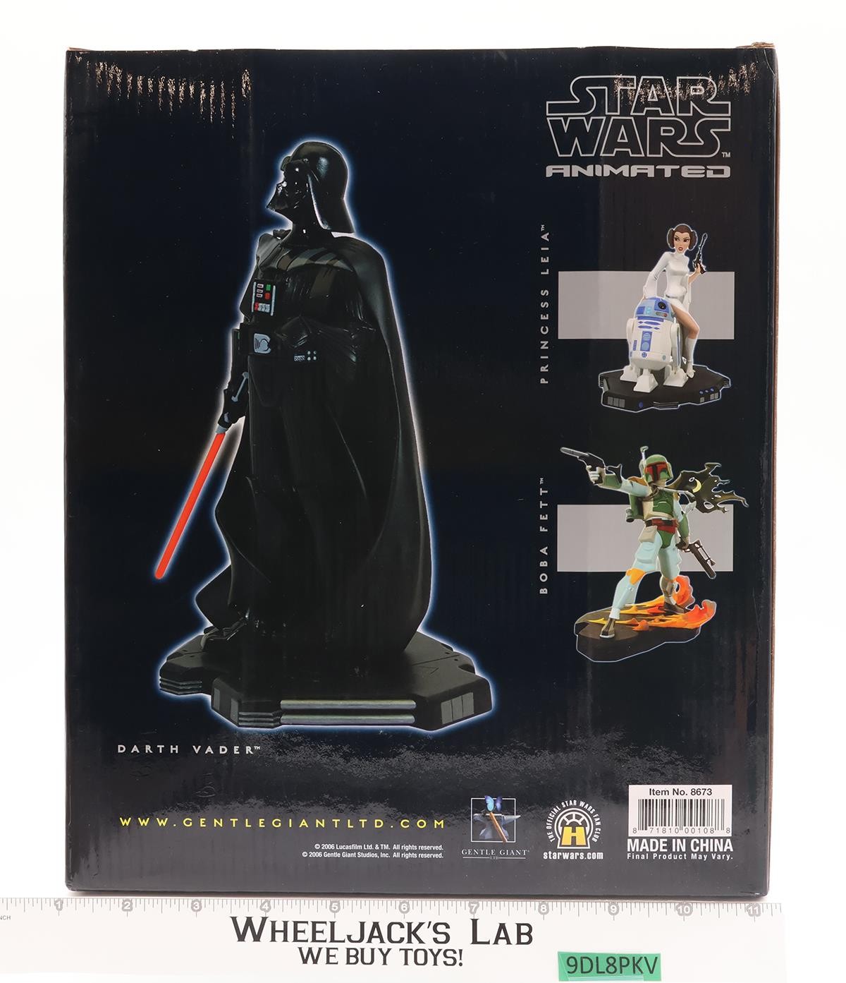 Darth Vader Limited Edition Maquette Star Wars Animated 2006 Gentle Giant