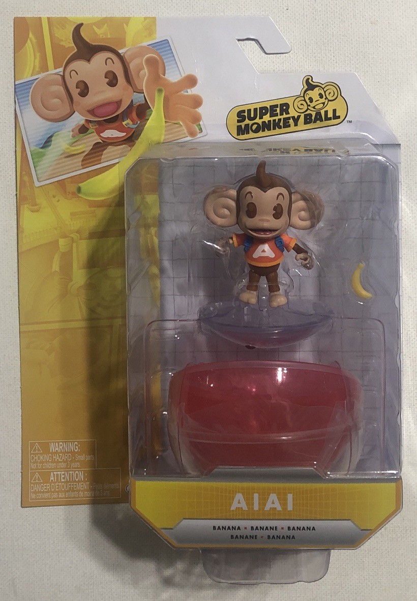 New Jakks Sega Video Games Series Aiai Figure *NIP* Super Monkey Ball
