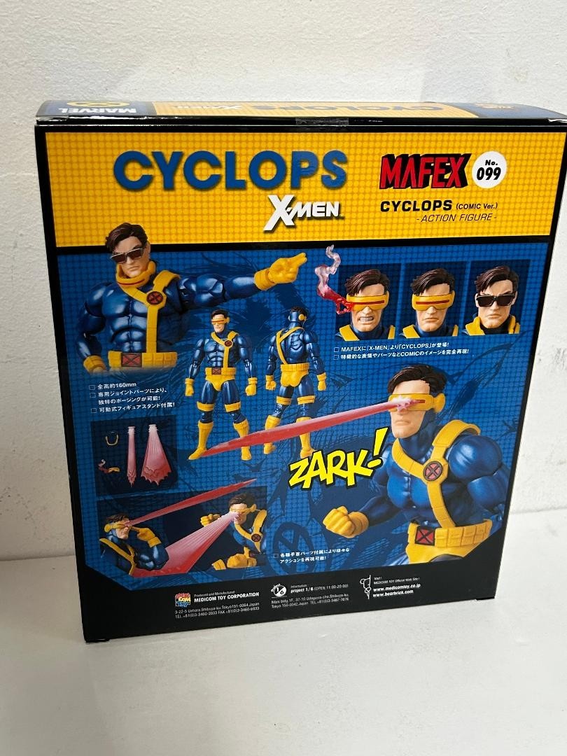 AUTHENTIC Mafex X-Men Cyclops No. 099 Comic Ver. Figure Medicom Brand New USA