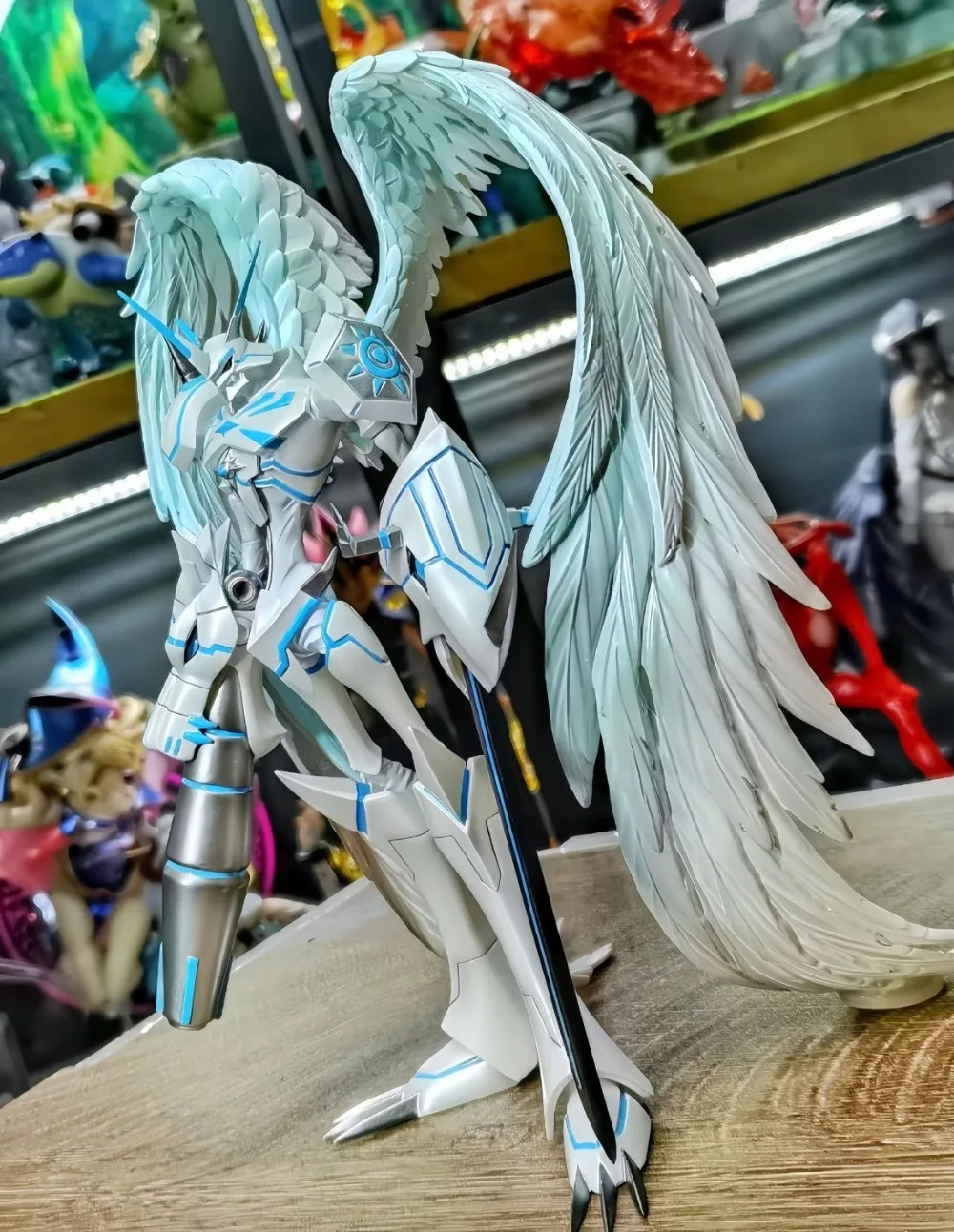 20cm Omegamon Merciful Mode Digimon Figure PVC Anime Model Toy Gift
