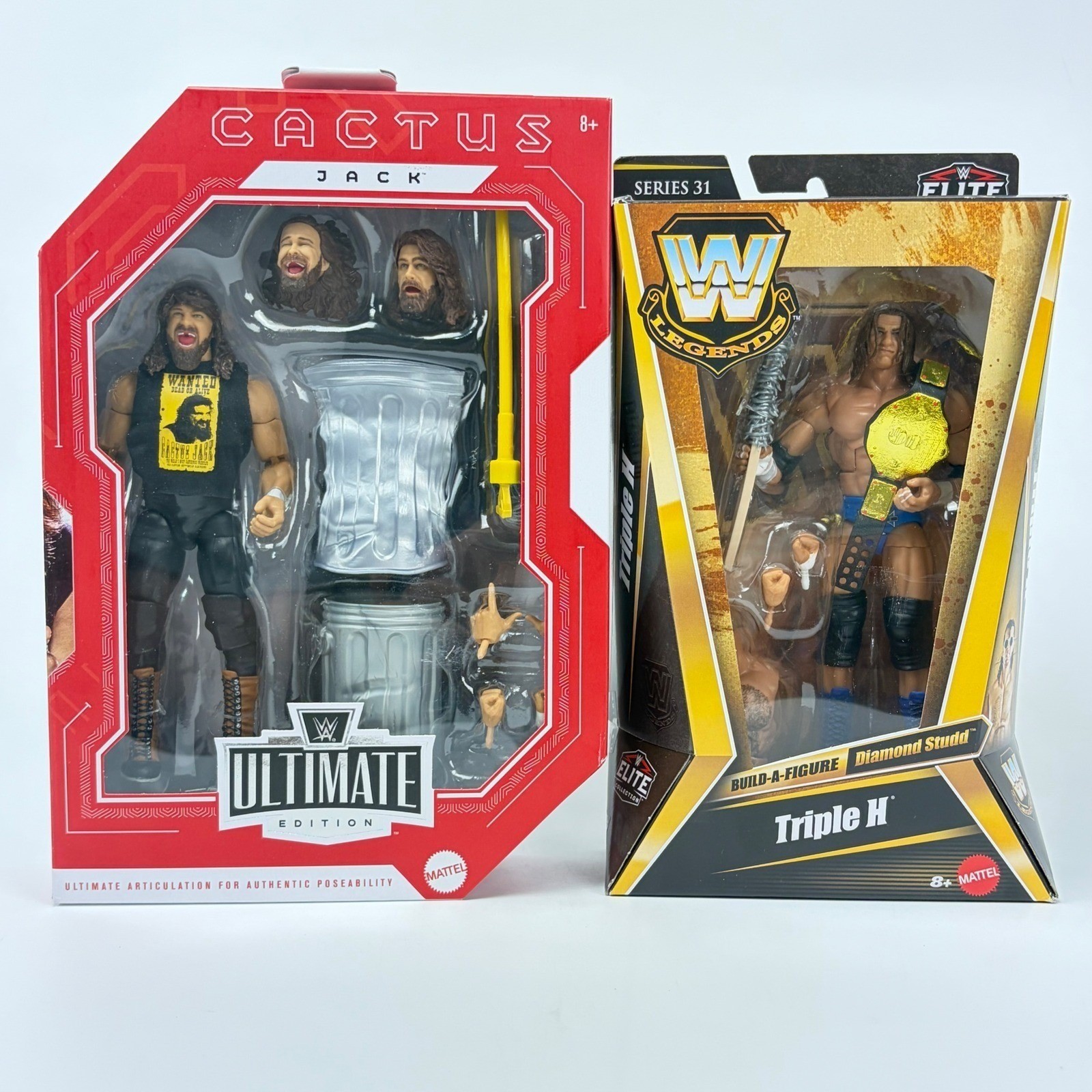 WWE Mattel Ultimate Edition Cactus Jack & Legends Series 31 Triple H Figures New