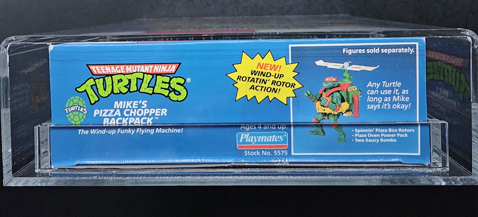 * Ninja Turtles MIKE&rsquo;S PIZZA CHOPPER TMNT – 1 of 2 in AFA 85 , None Higher! *