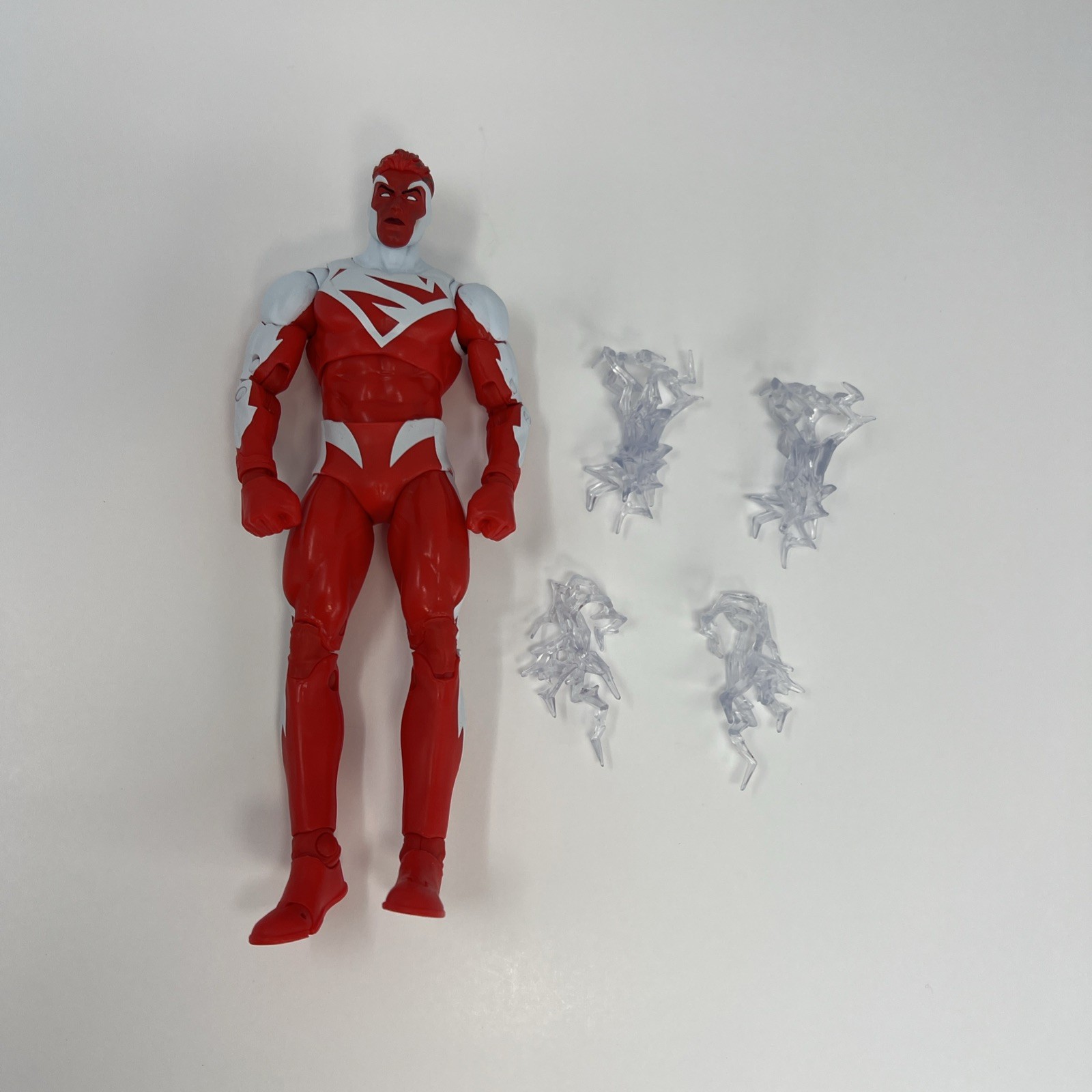 Mcfarlane DC Multiverse Superman Red Platinum Chase JLA Plastic Man Series