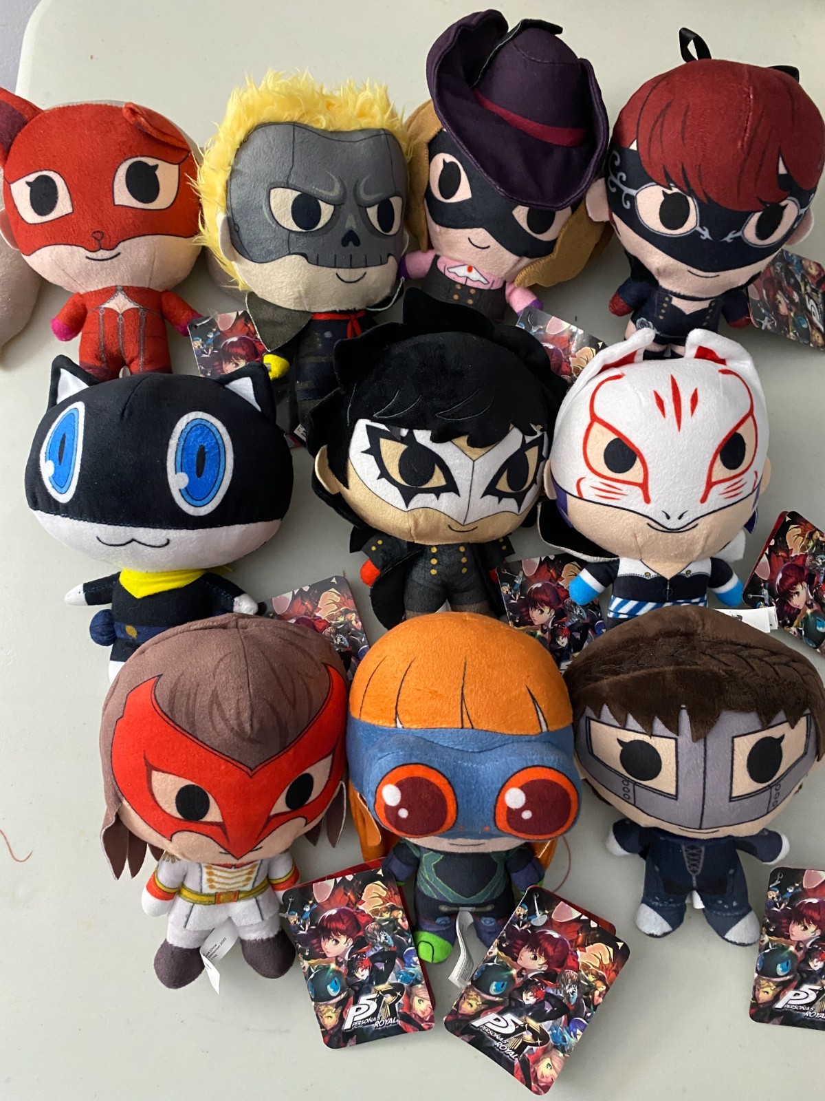 Set of 10 Plush toys Persona 5 Royal 7 inch each Atlus Anime Rare Set NWT
