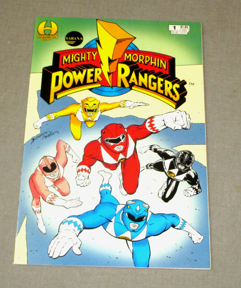 1994- SABANS MIGHTY MORPHIN POWER RANGERS NO.1 COMIC BOOK-W-CARD- NM+ OR BETTER
