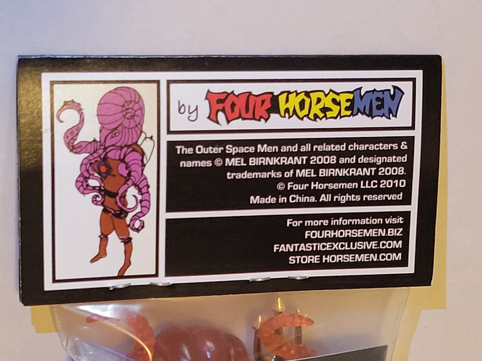 ASTRO-NAUTILUS Outer Space Men Holiday Edition Four Horsemen SEALED BAGGIE 2010