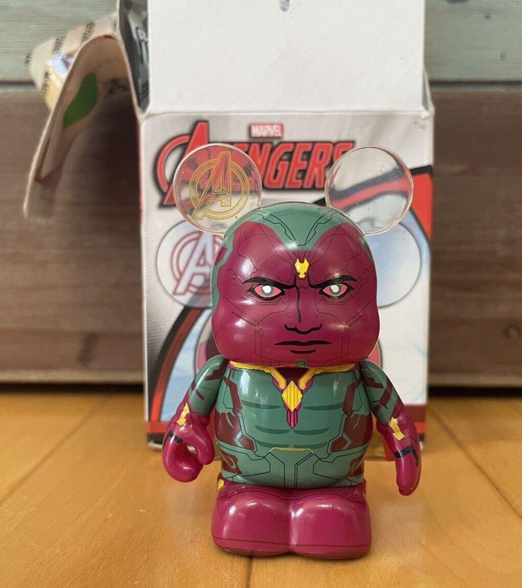 Disney D23 Expo 2015 Vinylmation Marvel Avengers Vision 3&Prime; Vinyl Figure LE 2500