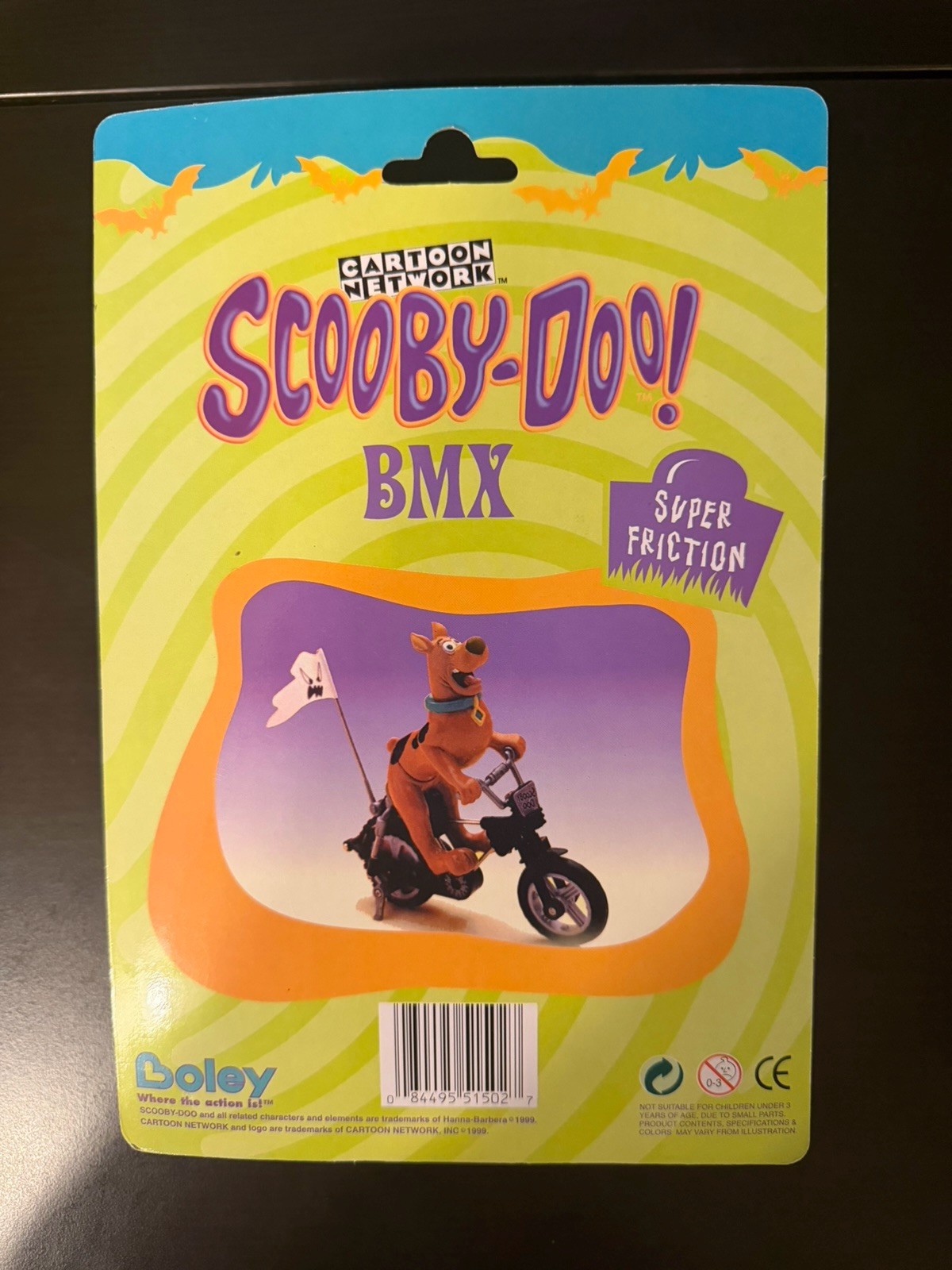 Scooby-Doo! Cartoon Networks Pullback Skateboards & BMX Lot Of 3 Boley 1998 New
