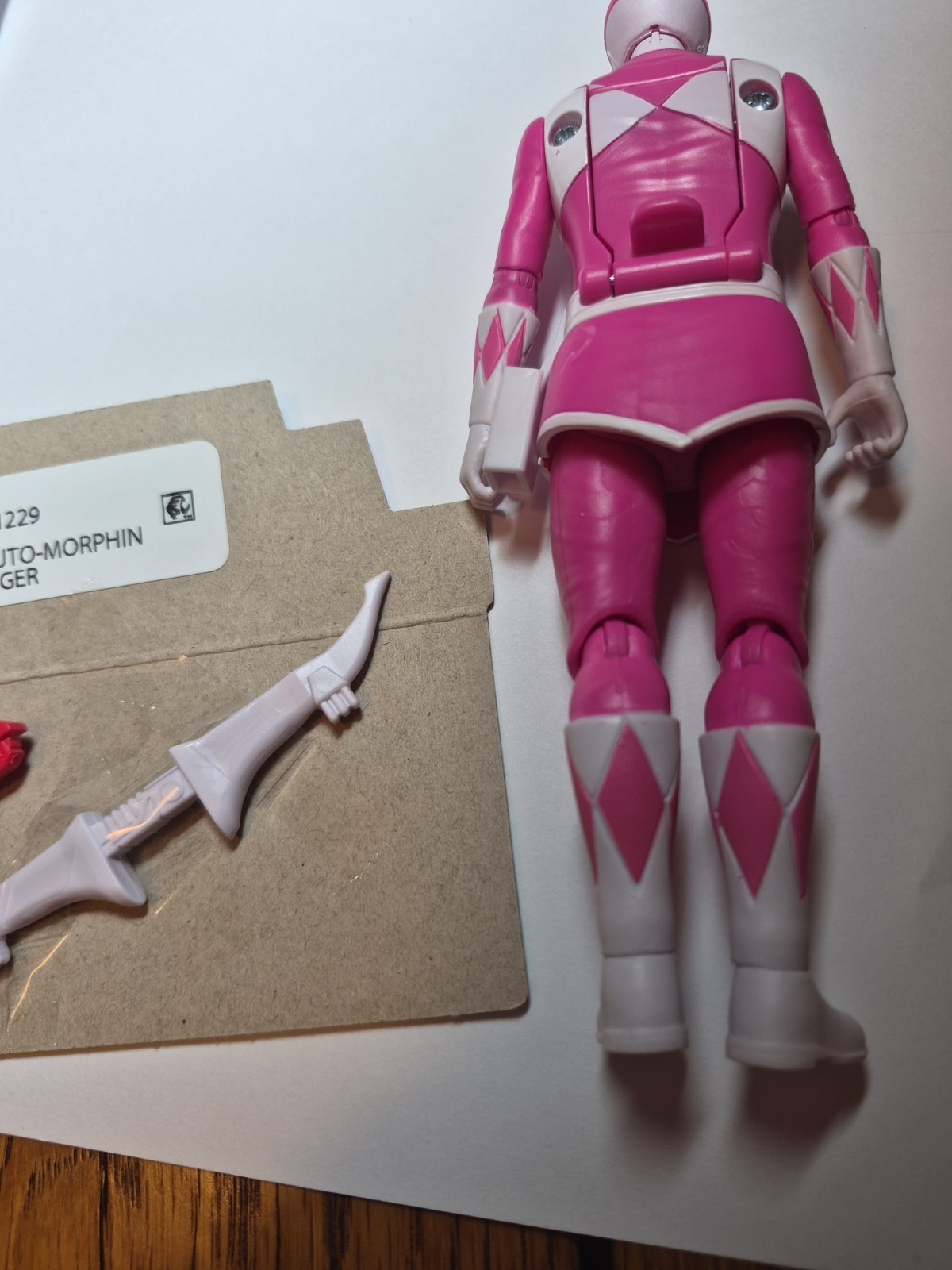 Interactive Auto-Morphin Pink Ranger Toy – Perfect for Pretend Play Adventures