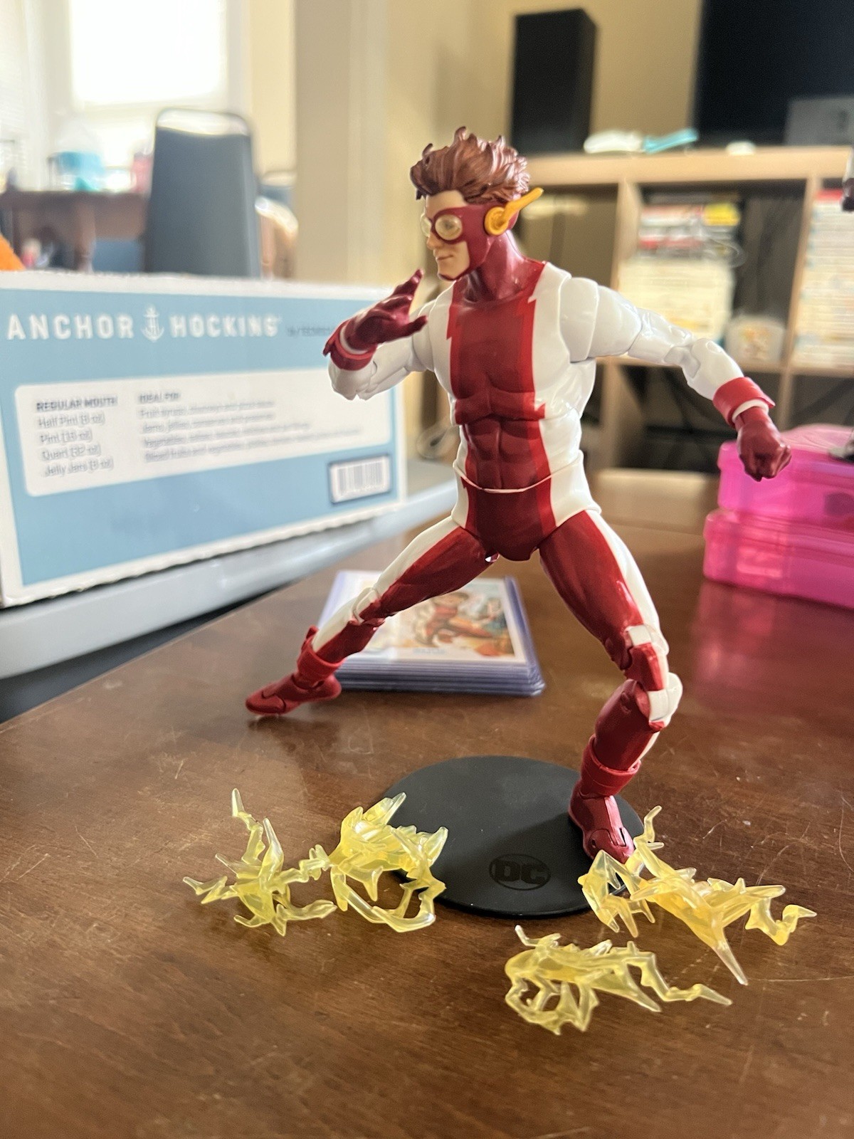 McFarlane Lot The Flash Kid Flash Wally West Dark Flash Walter West Max Mercury