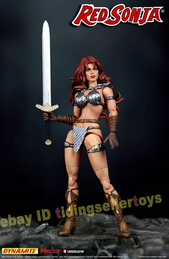 Executive Replicas RED SONJA ERLCDEV001 1/12 Action Figure Collection 6&Prime;