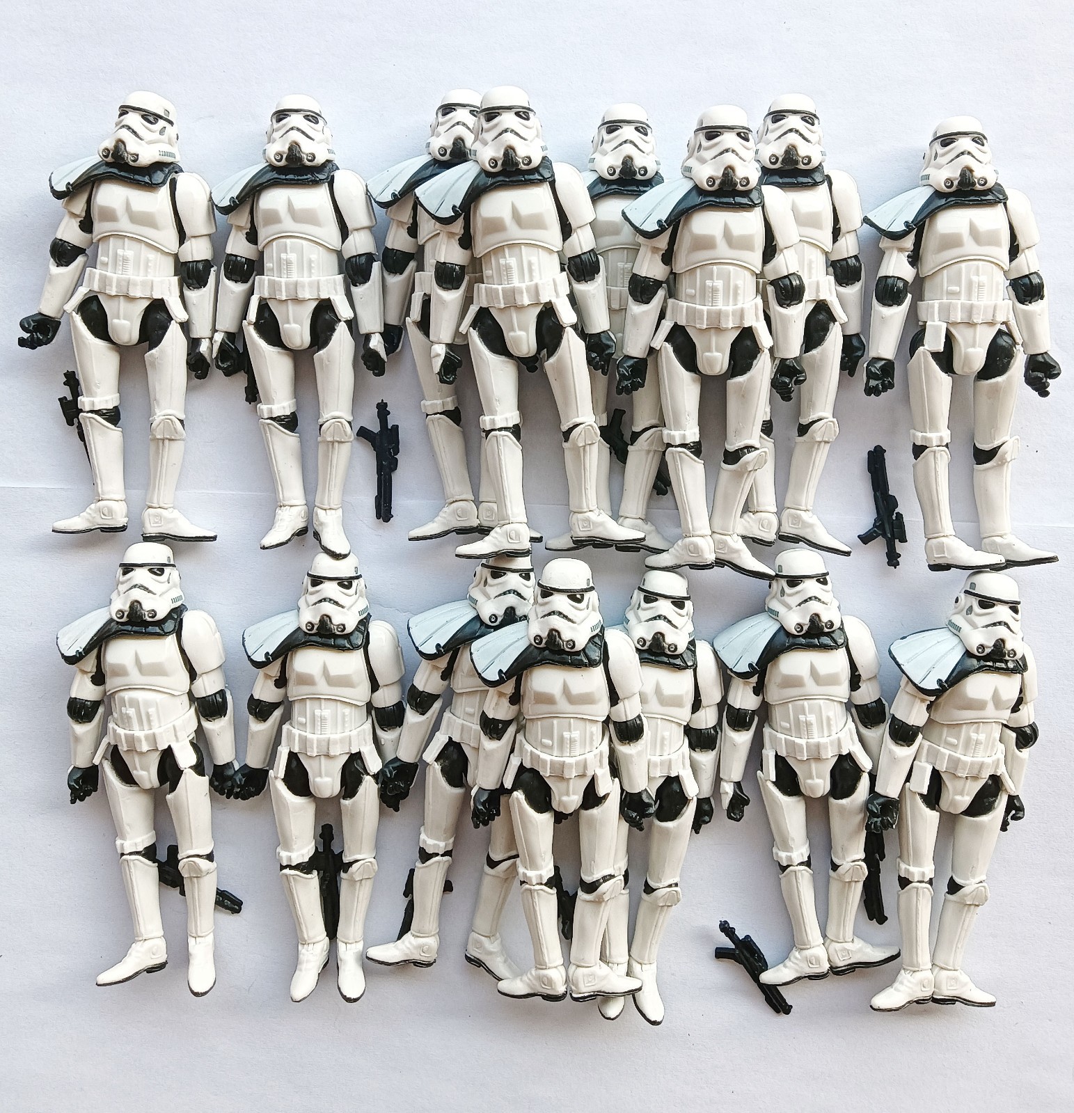 lot of 15 Hasbro Star Wars Stormtroopers trooper action figure w gun 3.75&Prime; #S3