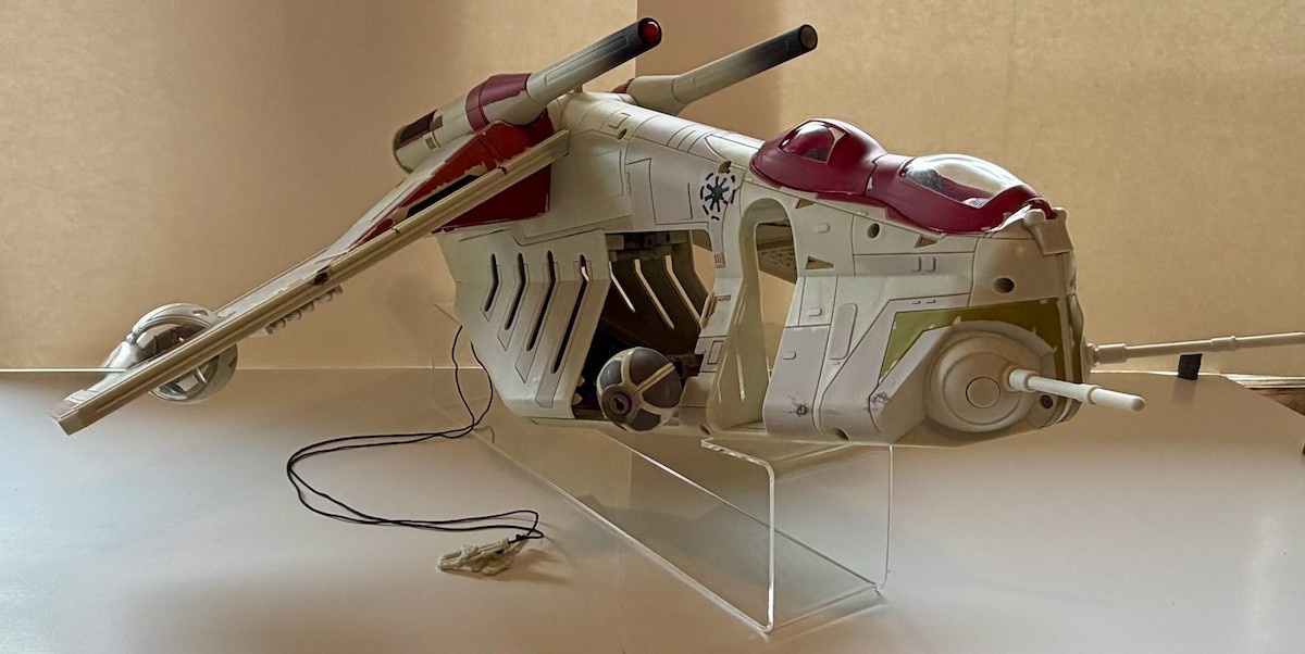 Republic Gunship Star Wars Attack of The Clones 2002 Hasbro (near complete)