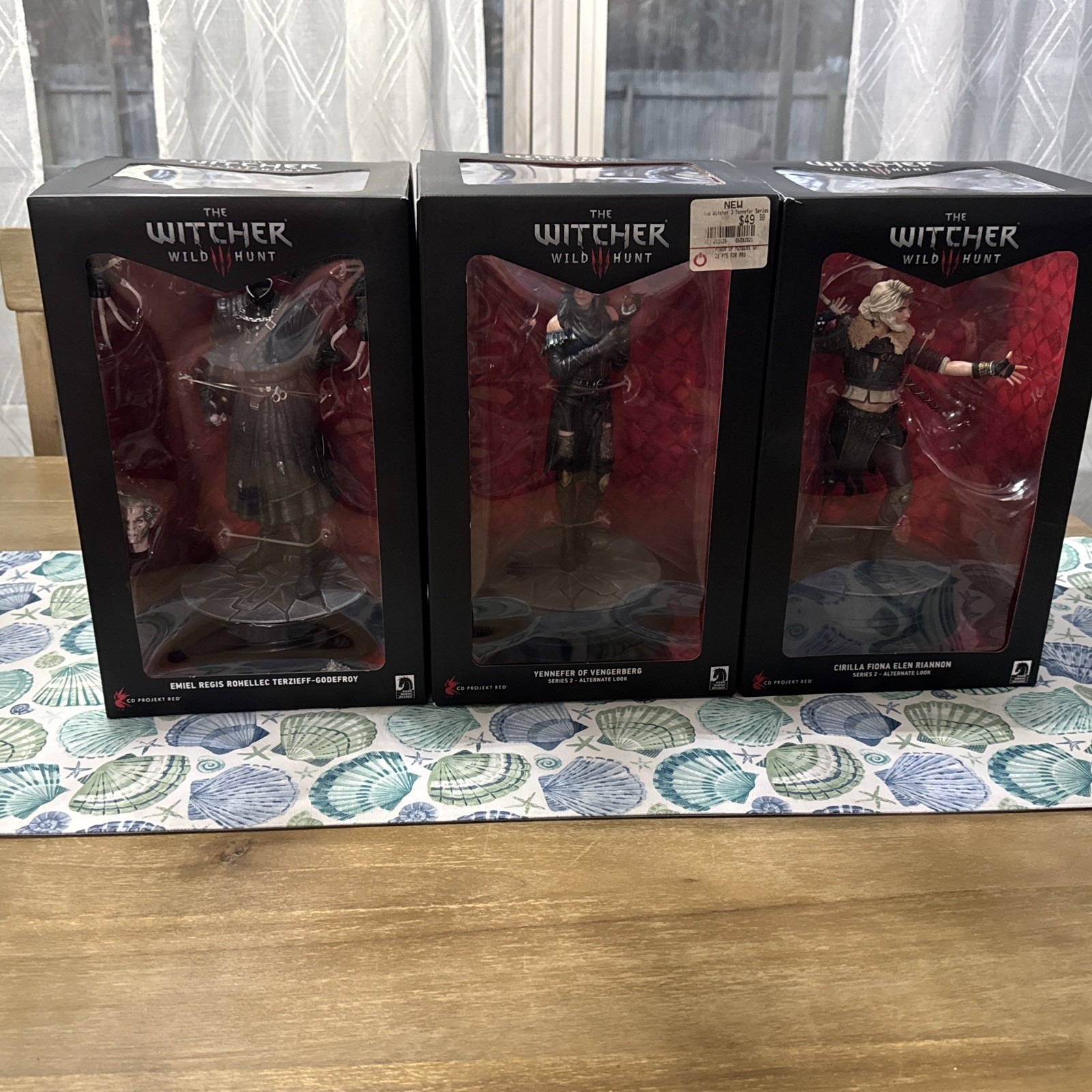 3x Dark Horse THE WITCHER 3 – WILD HUNT: REGIS VAMPIRE DELUXE FIGURE NIB RARE