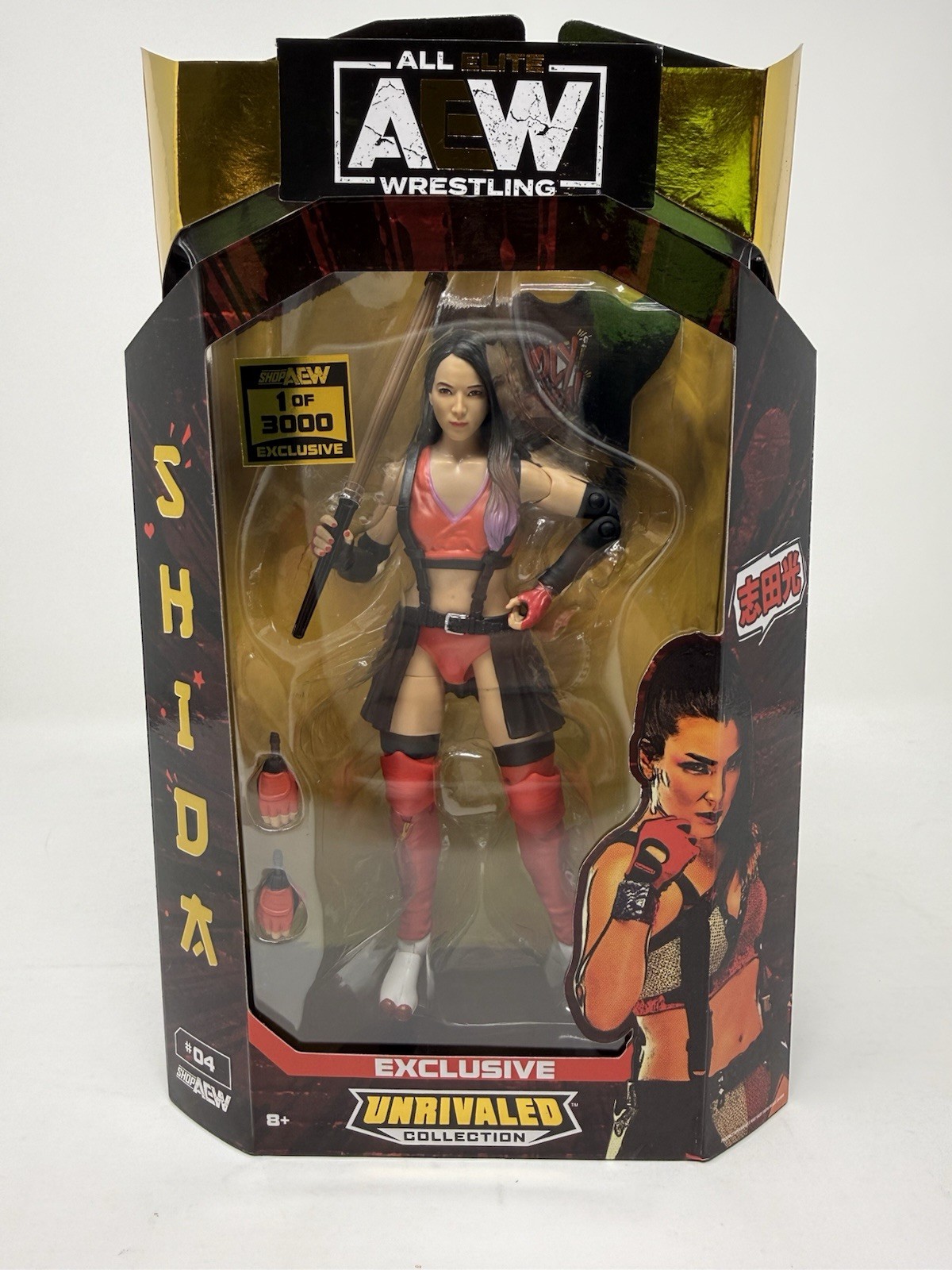 AEW Unrivaled Collection Hikaru Shida 04 SHOP AEW EXCLUSIVE 1 of 3000 Chase