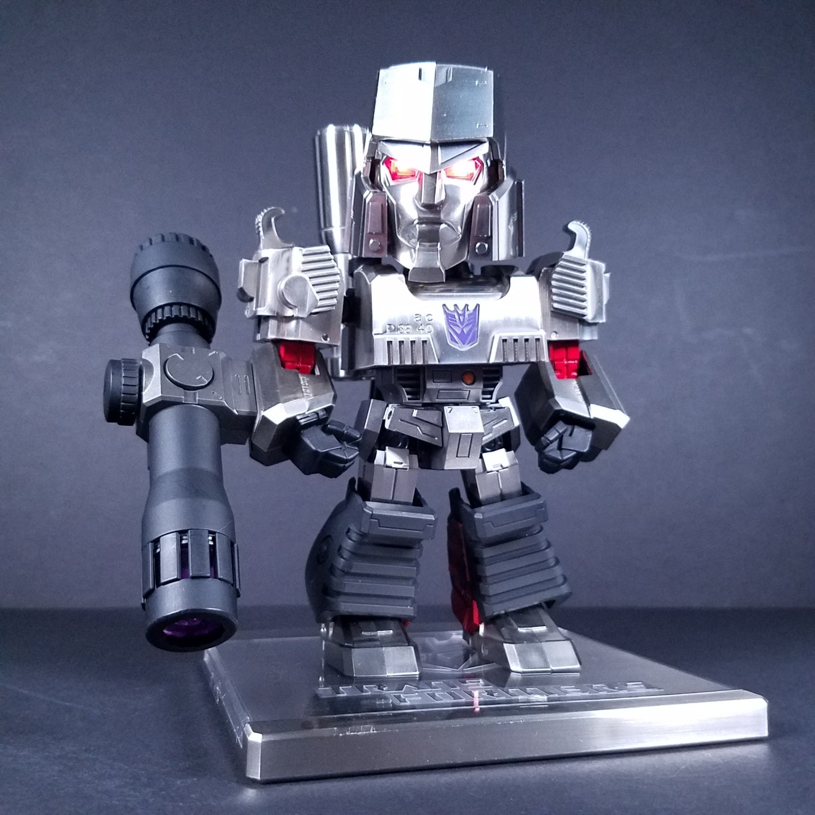 Kids Logic Transformers MN03 MEGATRON Mecha Nations LED Lights Incomplete