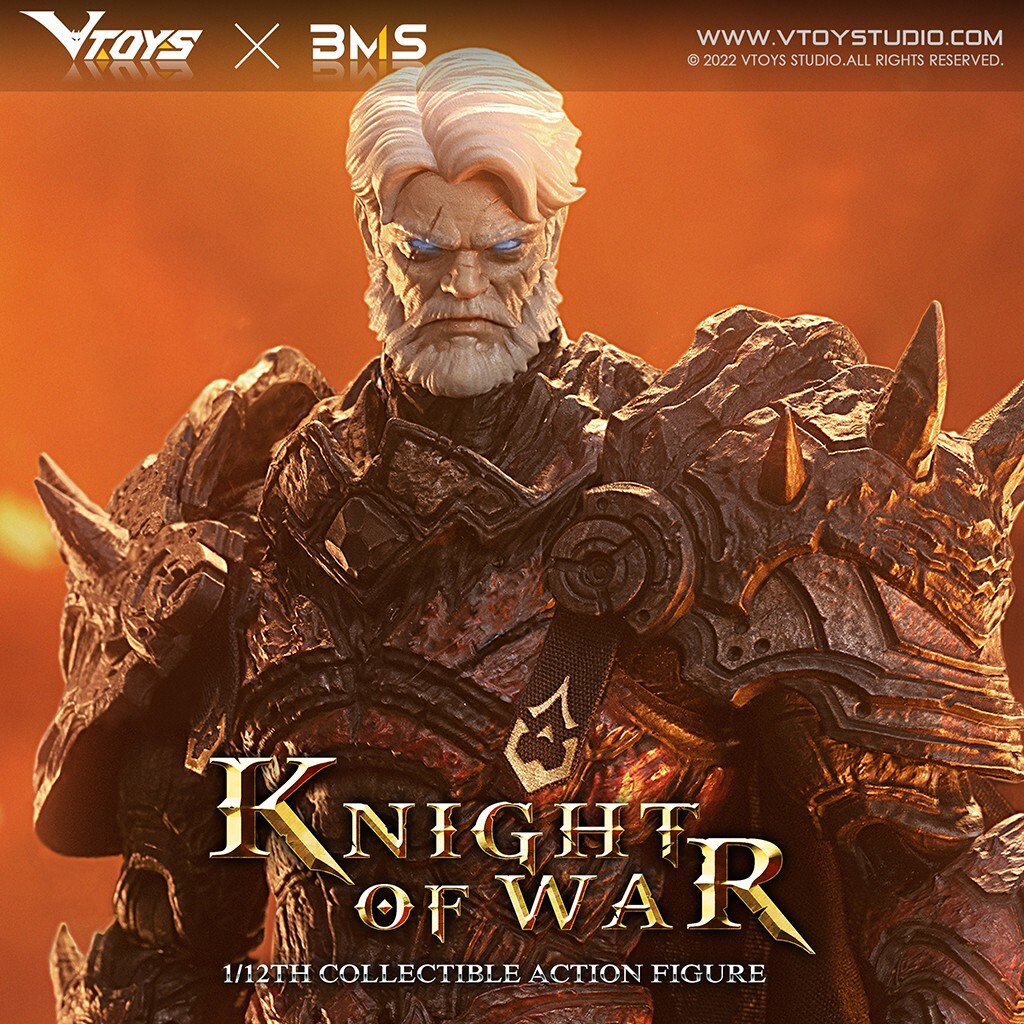 VTOYS X BMS Knight Of War 1/12 Scale VSD005 Ruthless 6in Action Figure Model Toy