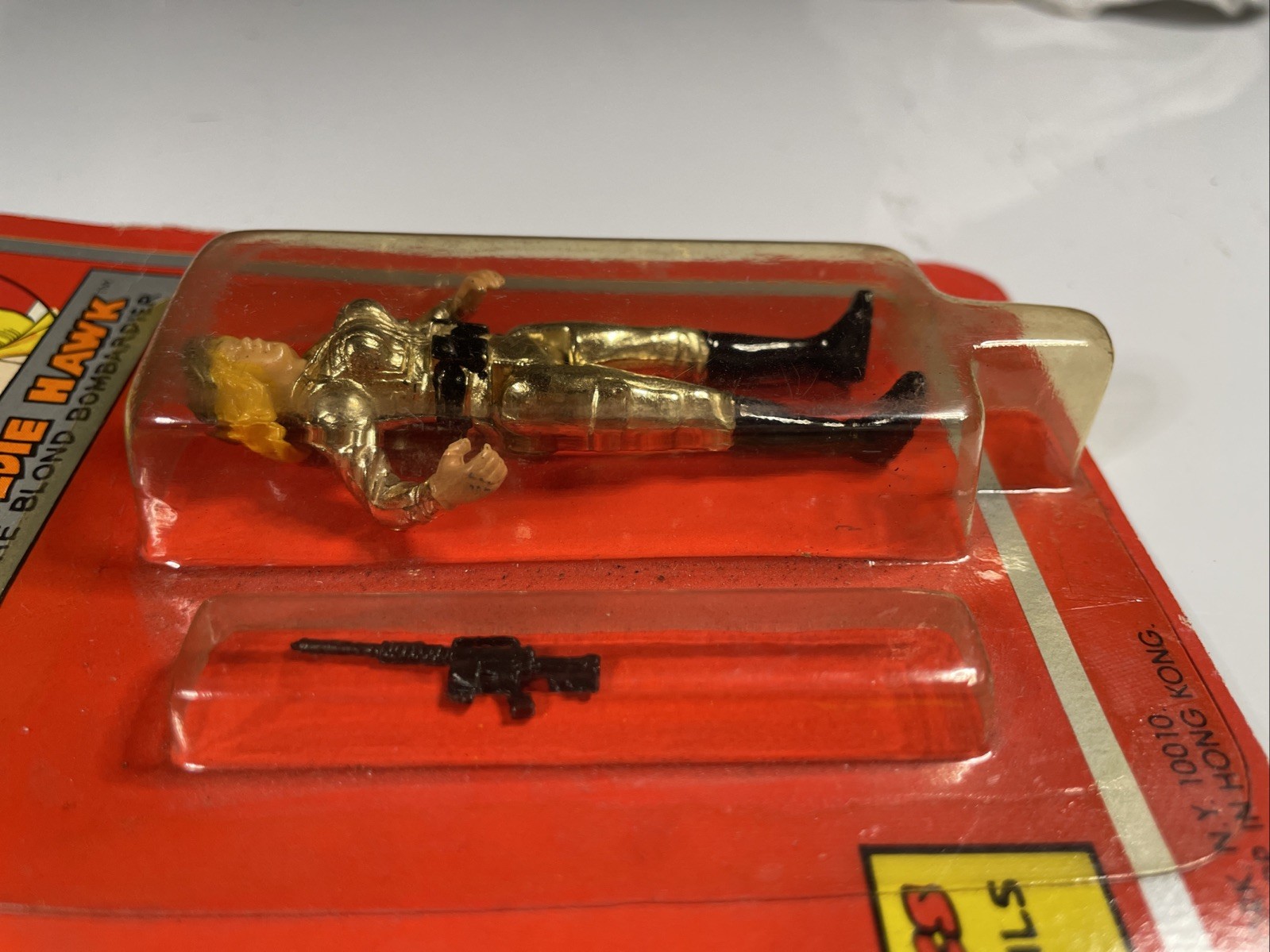 Vintage EAGLE FORCE action Figure MOC Mego 1981 80’s Toys GOLDIE HAWK T2-11