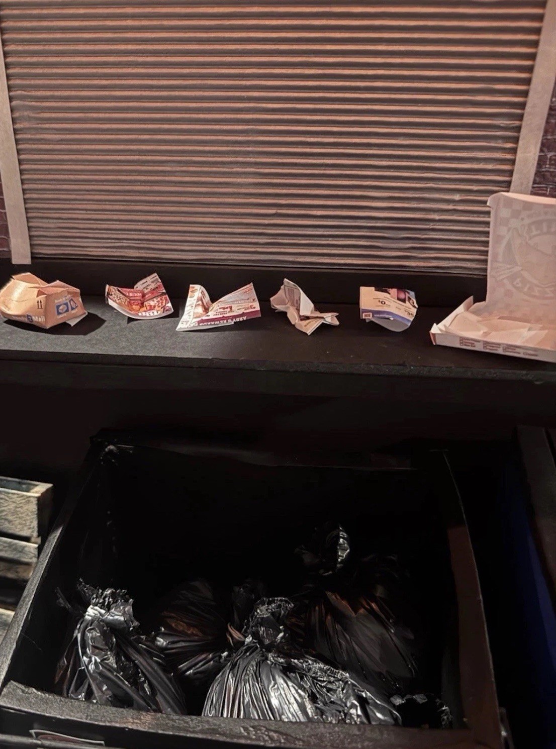 1/10 Custom Garbage Bags Diorama Prop Accessory 1/12 scale 1:10 1:12 Neca