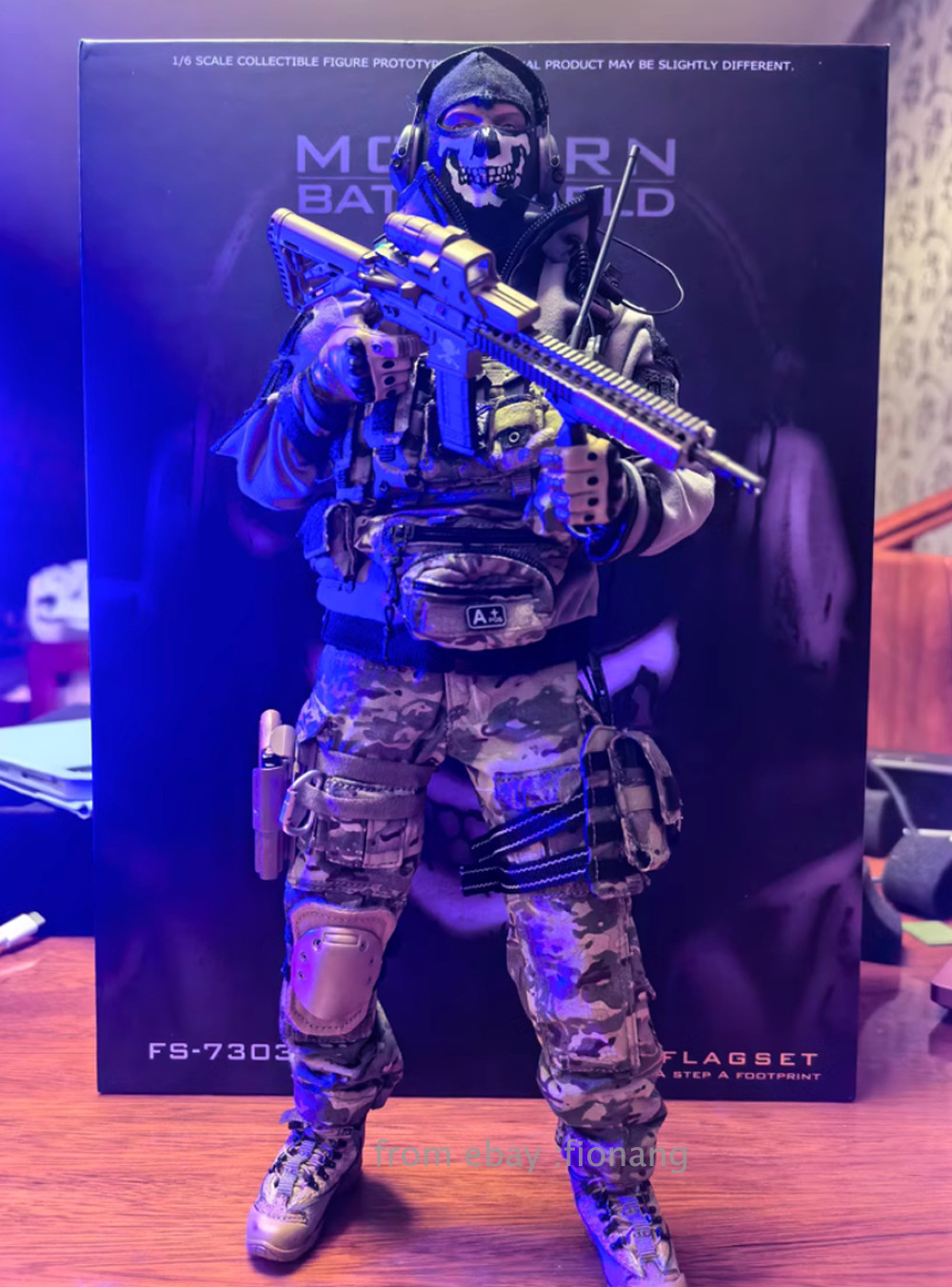 FLAGSET 1/6 Handheld Soldier Model Apocalypse War Series 73033 Death Squad Ghost