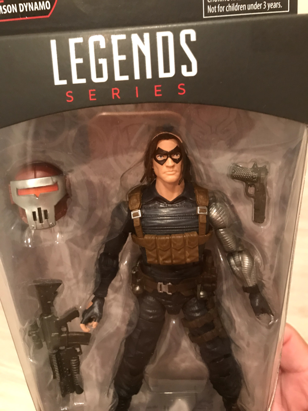 Marvel Legends Winter Soldier – Crimson Dynamo BAF new usa seller