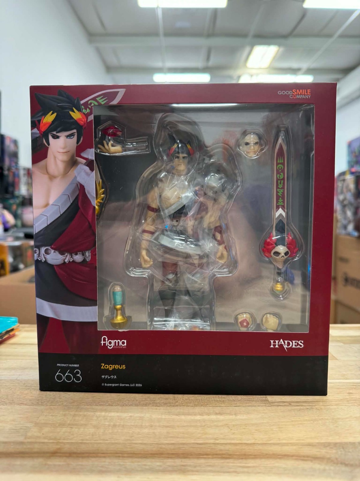 Good Smile Company Hades figma No.663 Zagreus US Seller In Stock Ready to Ship