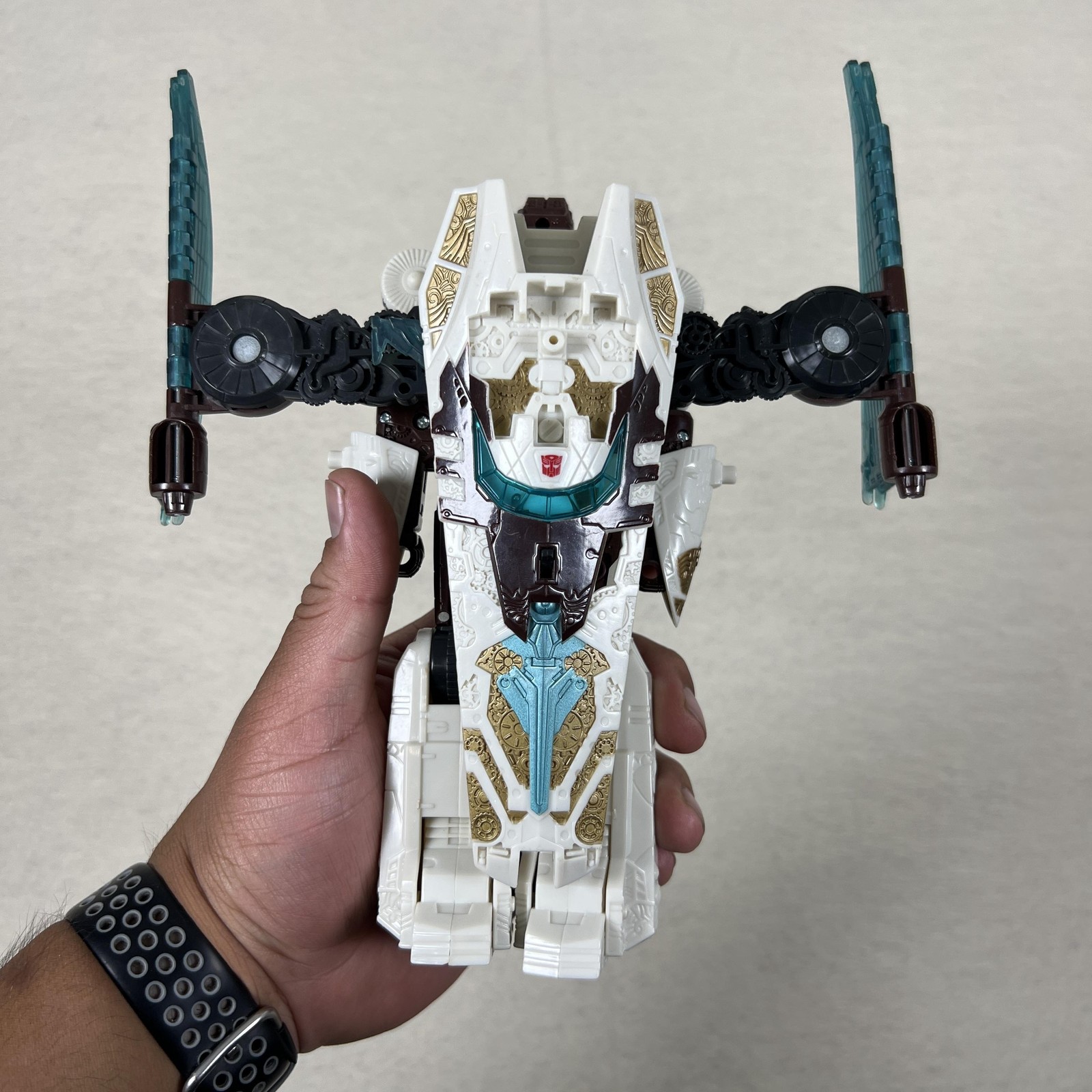 Vintage 2004 Transformers Vector Prime Figure Hasbro Takara Complete Robot Toy