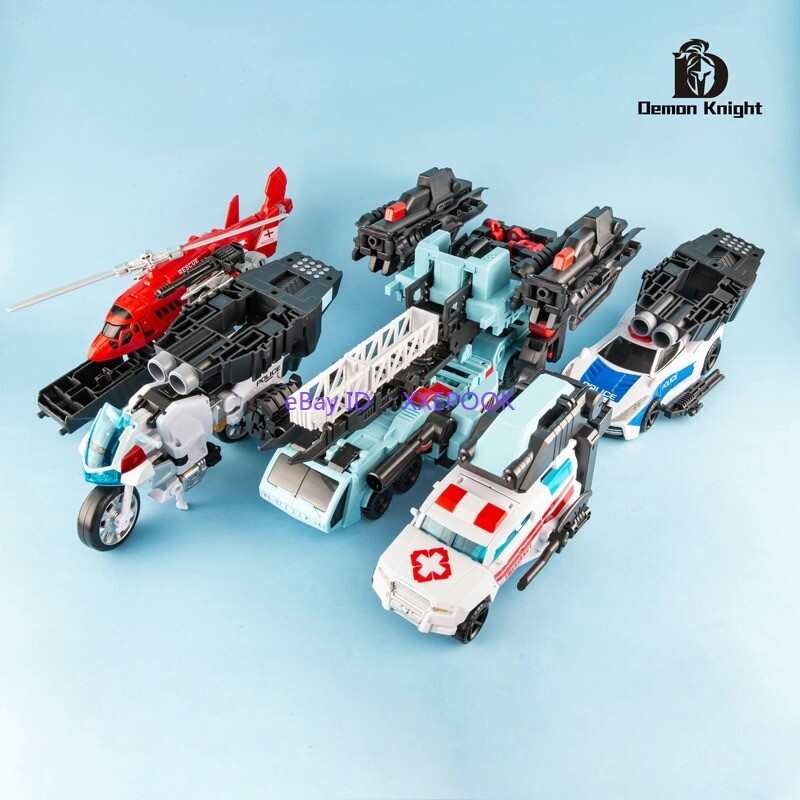 NEW Demon Knight Defensor Combiner Wars Oversized 45cm A+B Set Figures DK01-05
