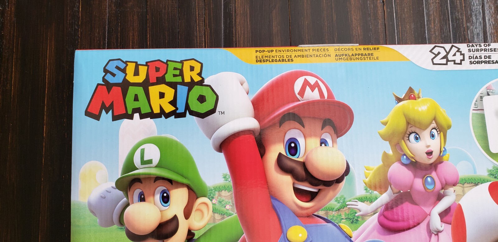 Nintendo Super Mario Pop-Up Environment 24 Pieces Advent Calendar Christmas NIB