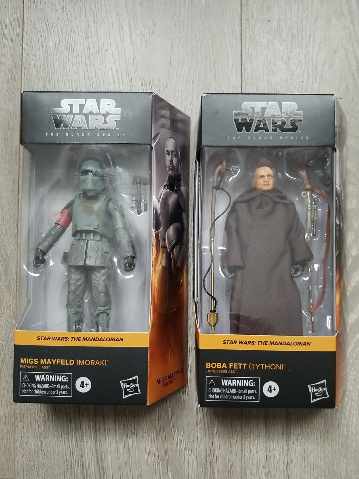 Star Wars the Black Series The Mandalorian Migs Mayfield+Tython Lot of 2 🔥