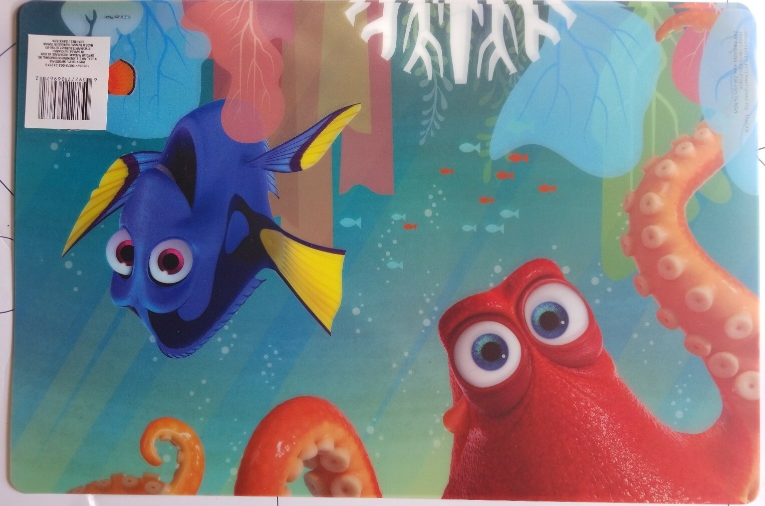 Finding Dory Placemats, Set of 8 BPA-free Plastic Placemat Zak Designs
