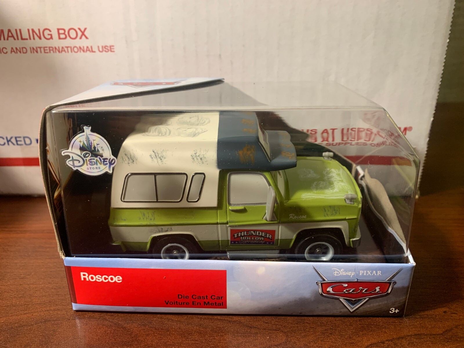 Disney Store Roscoe, the Promoter! in a case, 1:43 scale, combine shipping