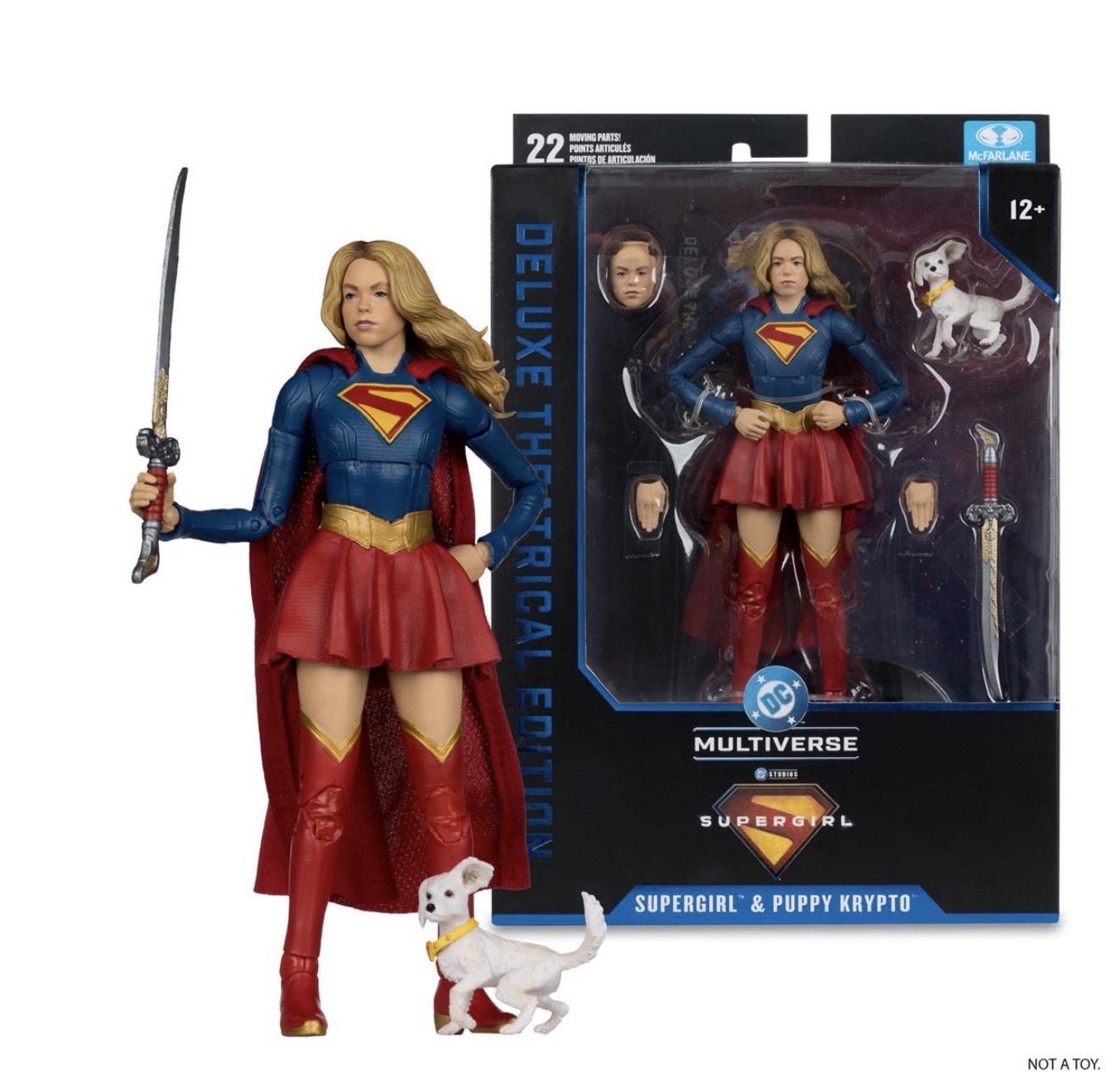 McFarlane Supergirl W/ Krypto DC Multiverse Deluxe Theatrical Edition Figure