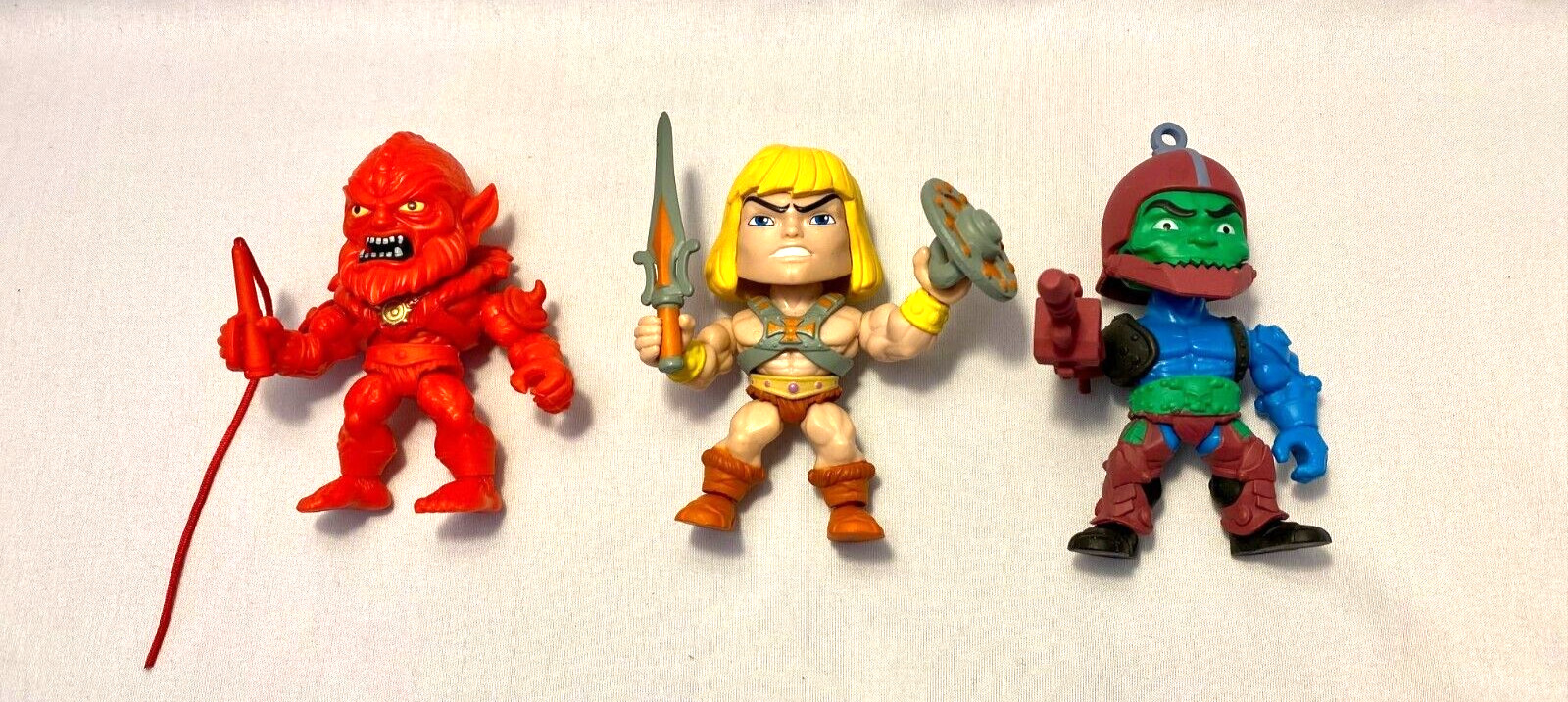 LOYAL SUBJECTS MOTU MASTERS OF THE UNIVERSE FIGURE LOT TRAP JAW BEASTMAN HE MAN