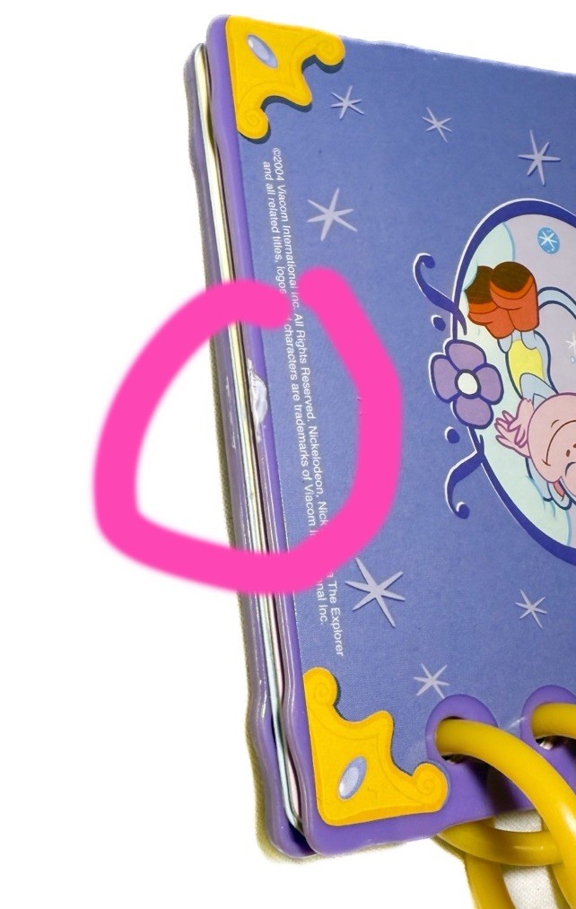 2004 Dora The Explorer Fairytale 4&Prime; Notebook notePad Dry Erase Mini Book Toddler