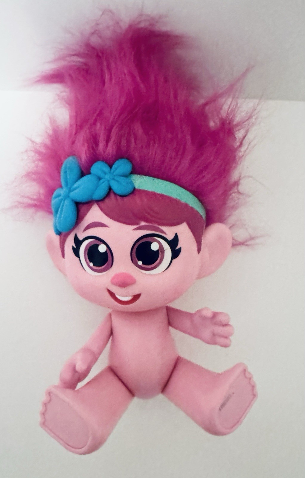 Dream Works Trolls World Tour Toddler Poppy Doll Hasbro No Clothes Pink Hair