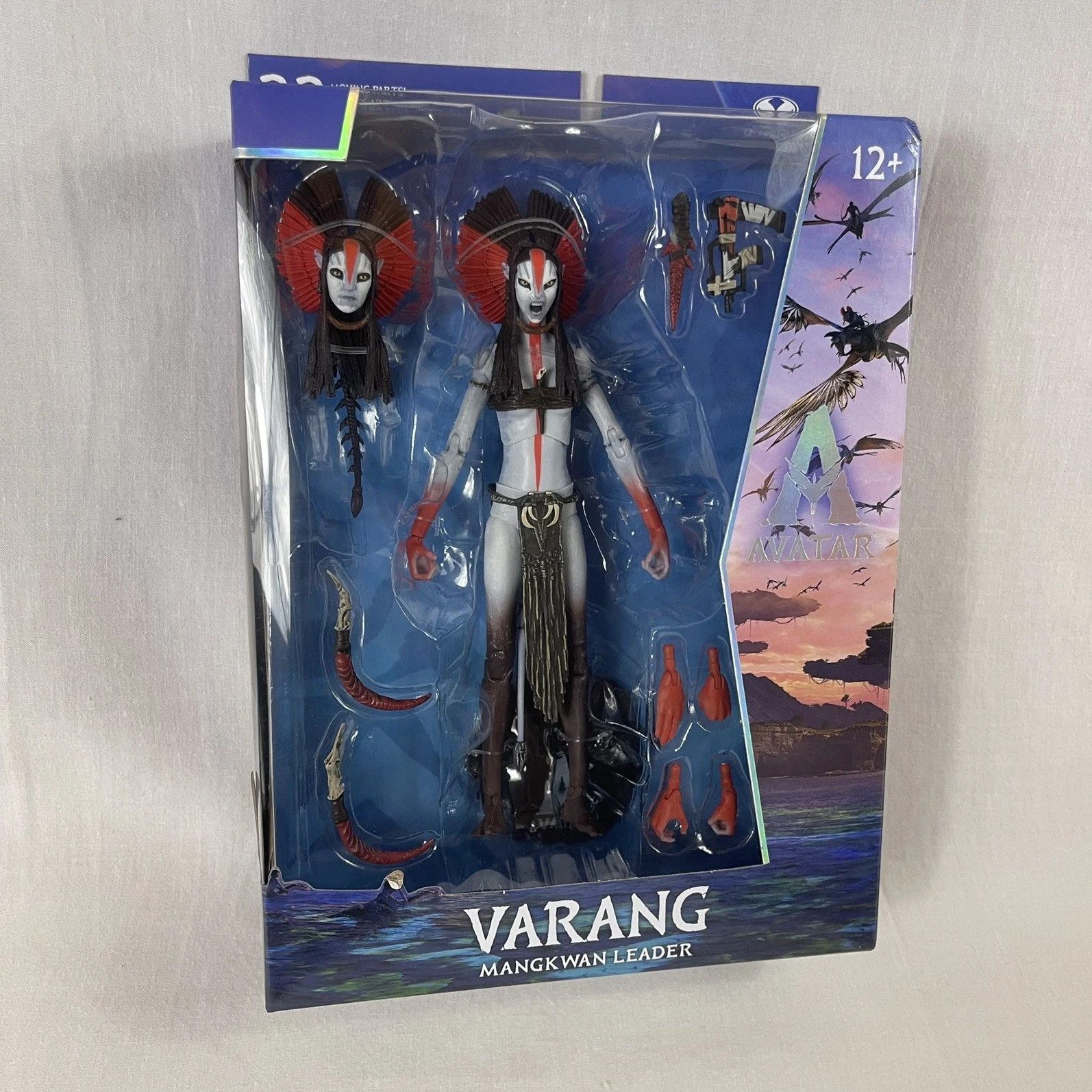 McFarlane Avatar Fire and Ash VARANG Mangkwan Leader Collector Edition SEALED