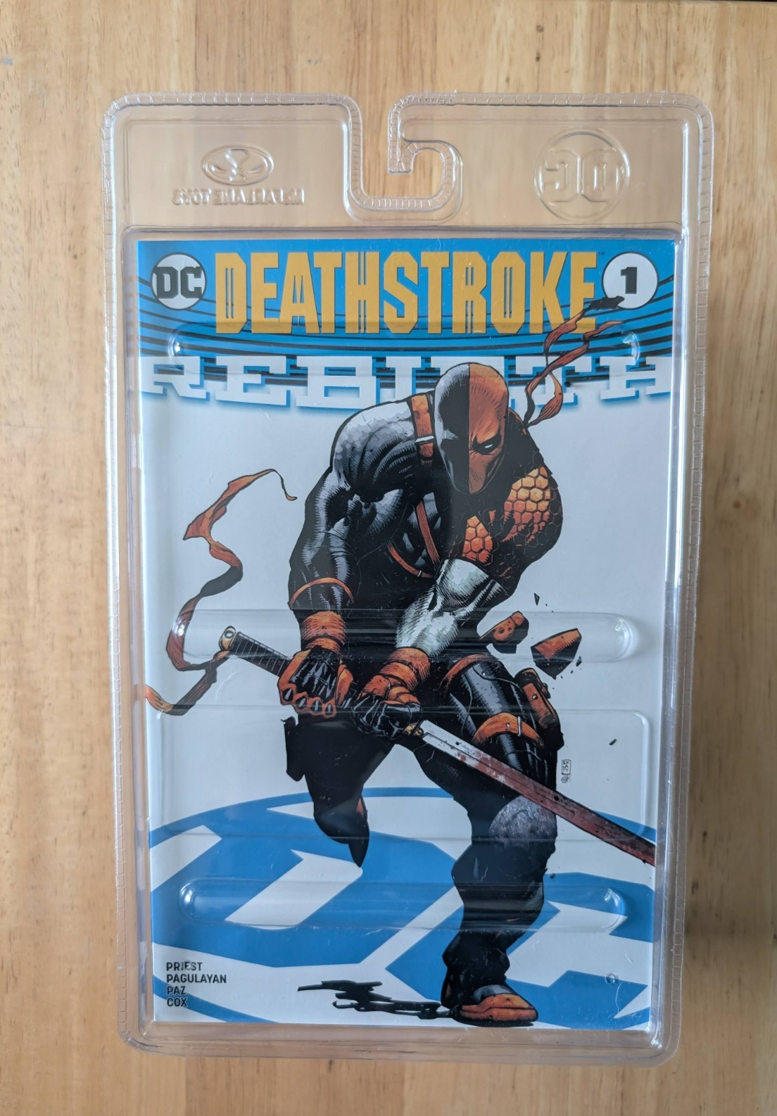 McFarlane DC Direct Deathstroke Rebirth 7&Prime; Action Figure New Sealed Fast Ship