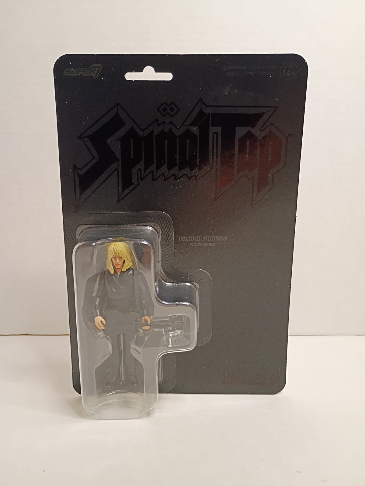 Super7 Reaction 2024 Spinal Tap David St. Hubbins None More Black Figure New