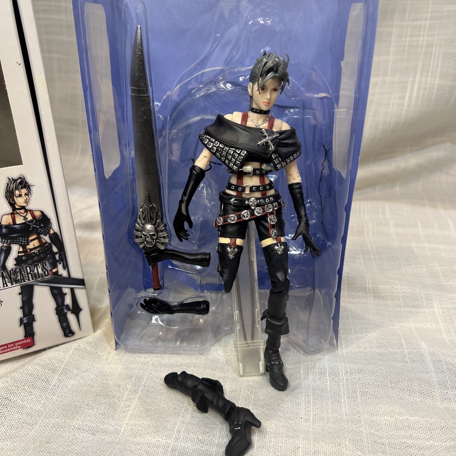 Square Enix Final Fantasy X-2 Play Arts No. 3 Paine Boxed Action Figure *READ*