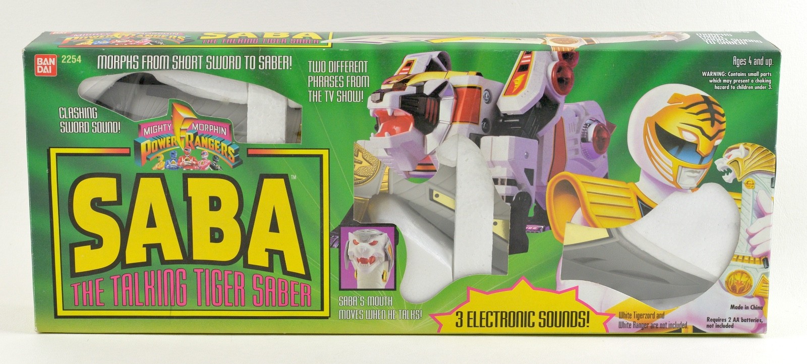 Mighty Morphin Power Rangers “Saba The Talking Tiger Saber” 1994