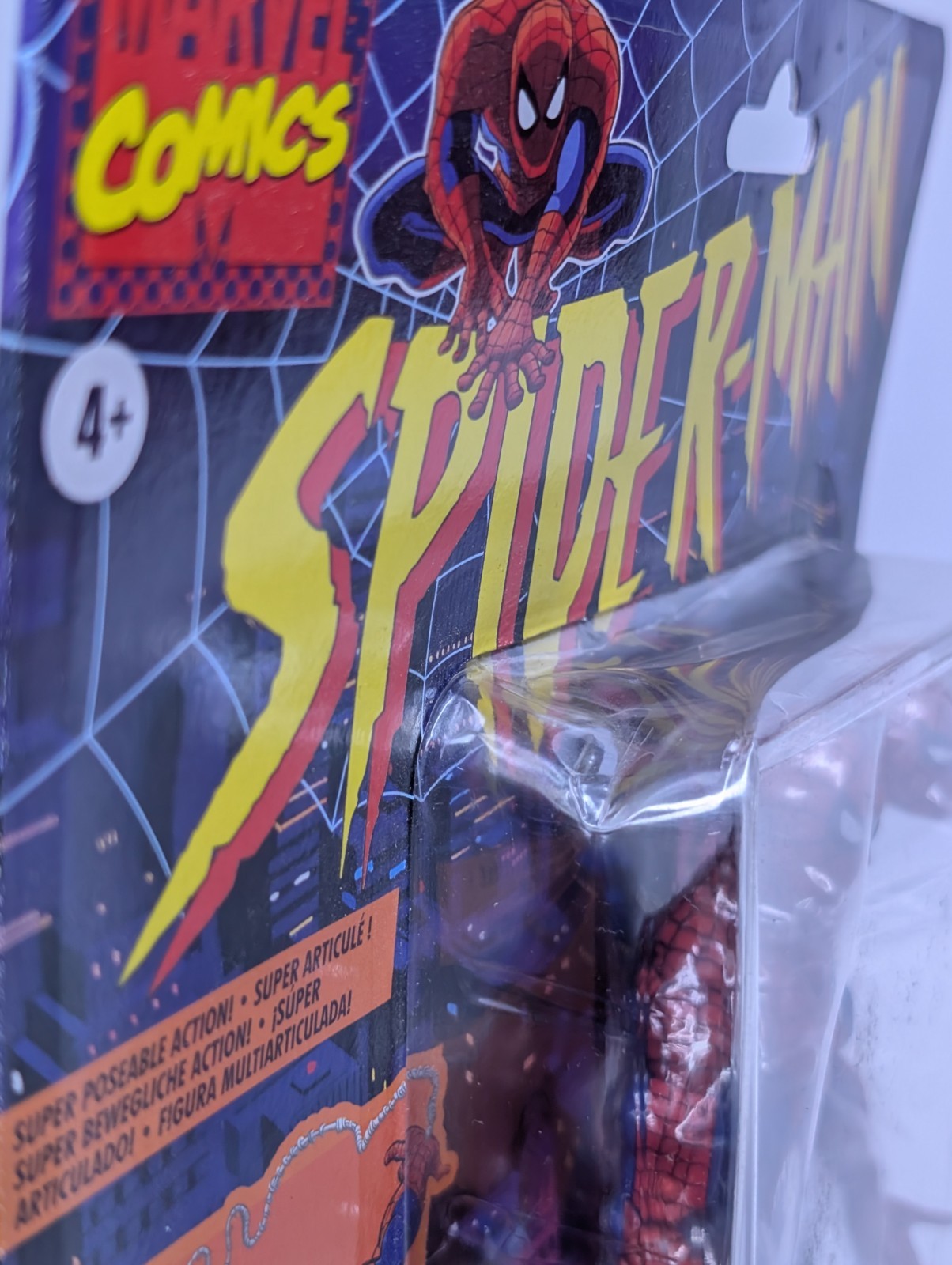 Marvel Spider-Man Animated Series Super Poseable Spider-Man Hasbro MOC