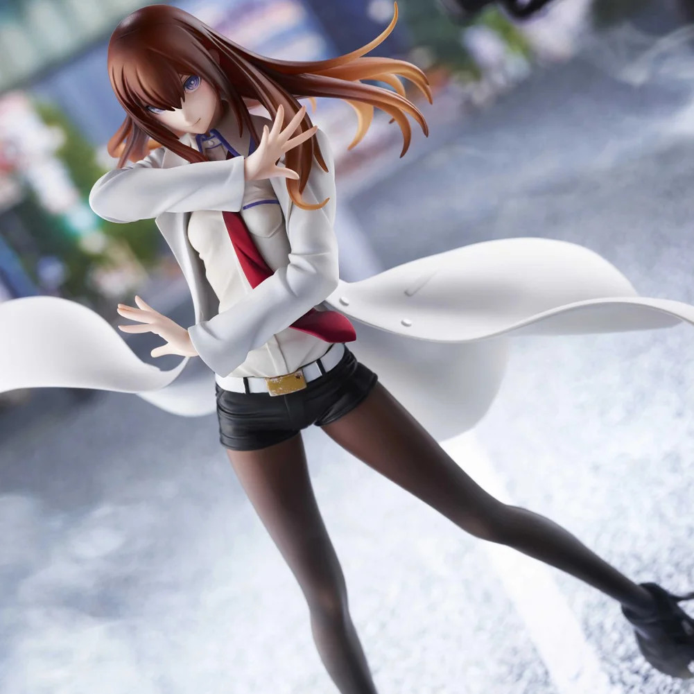 Steins Gate Makise Kurisu Action Figure 21cm PVC Model Unisex Collectible Gift
