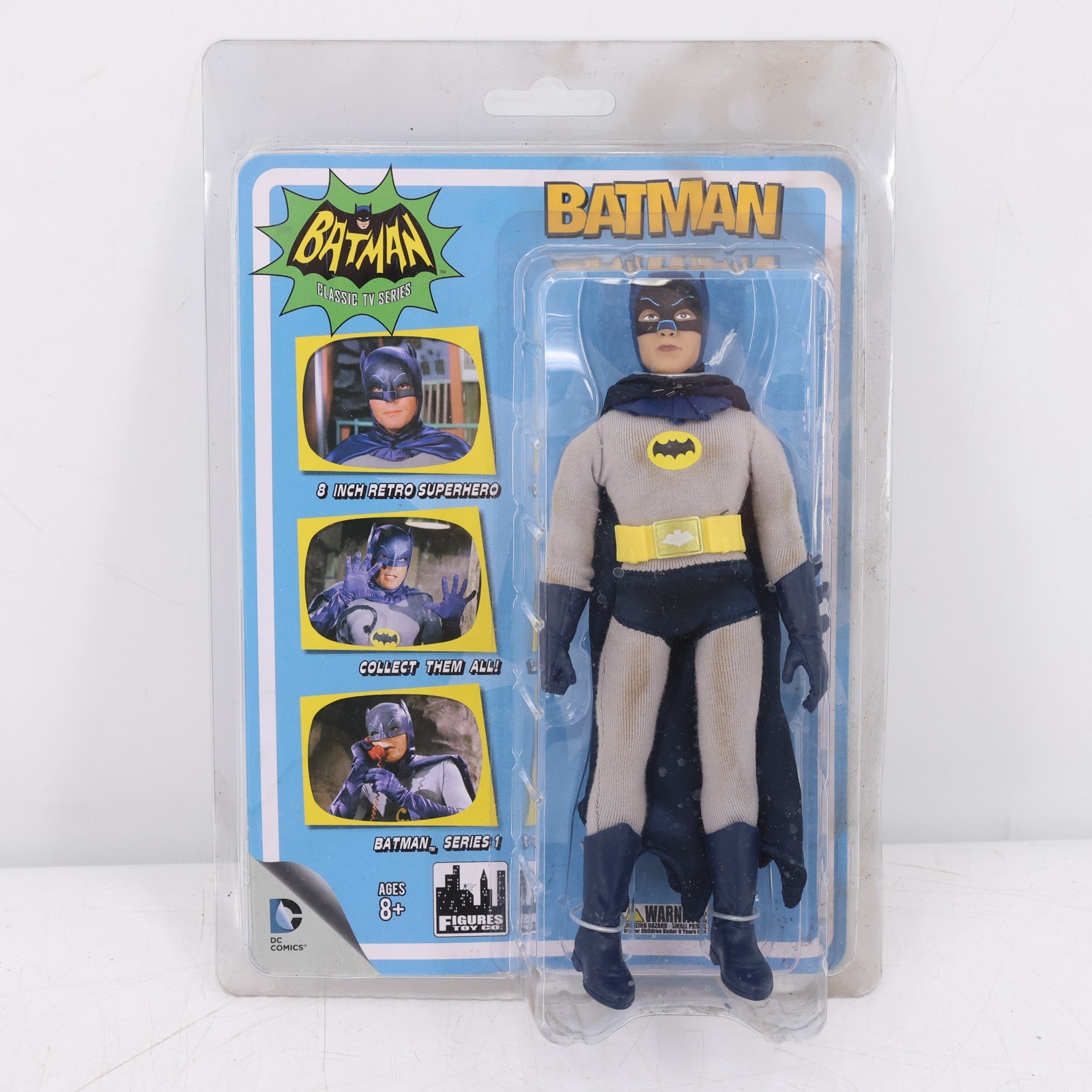 2014 Figures Toy Co DC Comics Batman Classic TV 1966 Batman Action Figure 8&Prime;