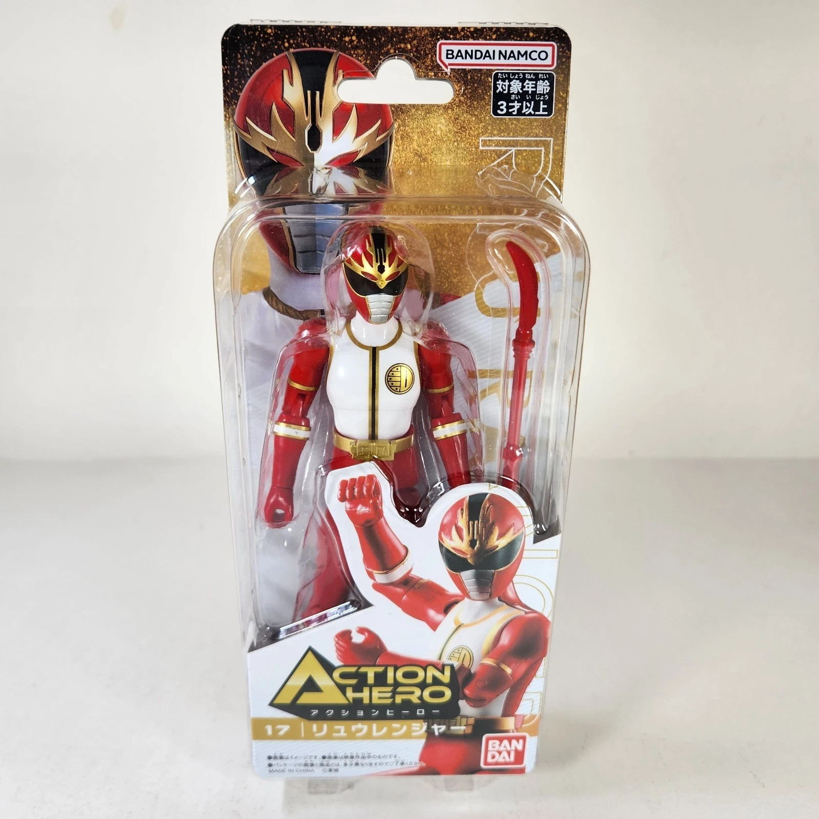 BANDAI Action Hero Ryuranger Figure 160mm 15+ Joints, Gosei Sentai Dairanger