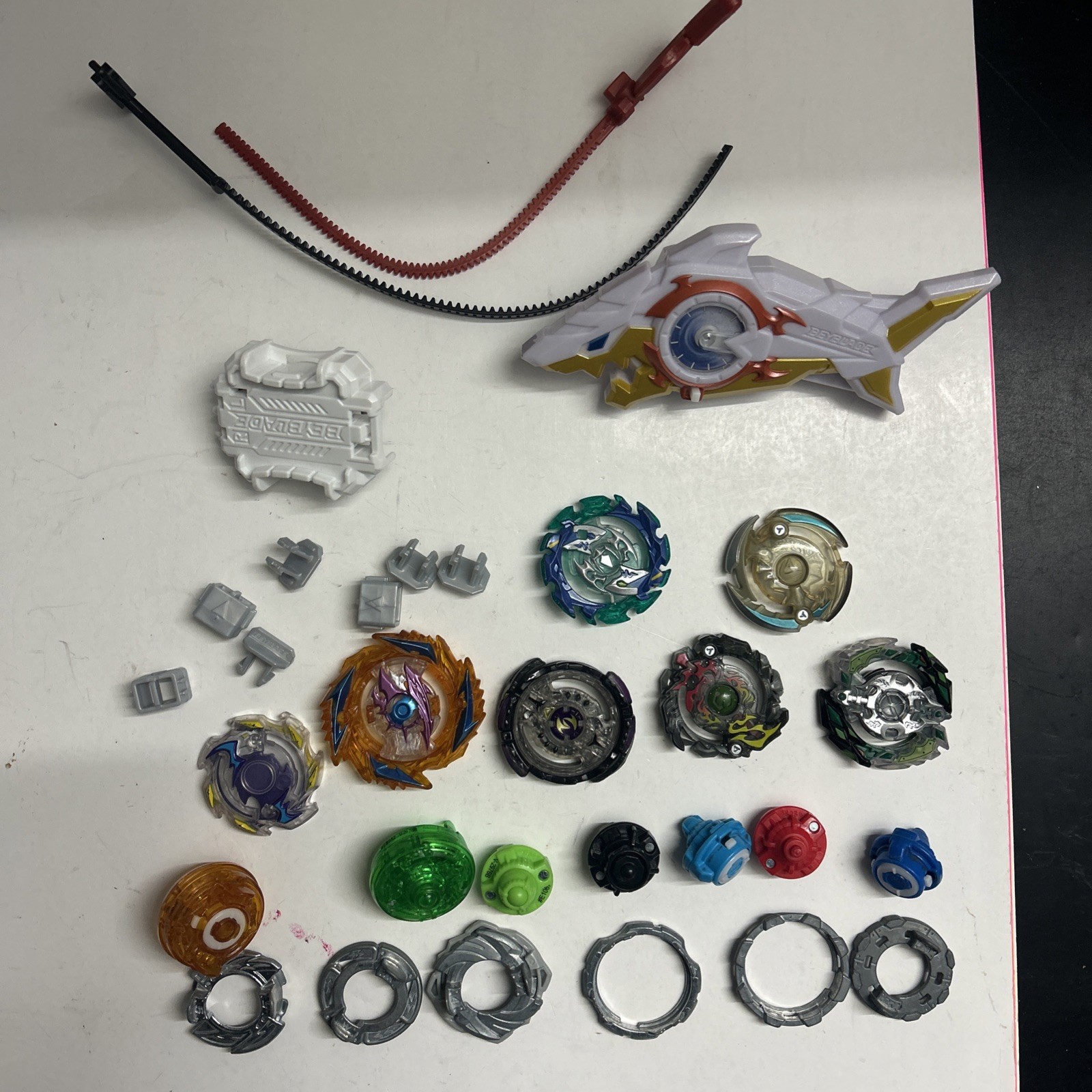 Hasbro Takara Beyblades Lot Of Different Parts 30 Pieces
