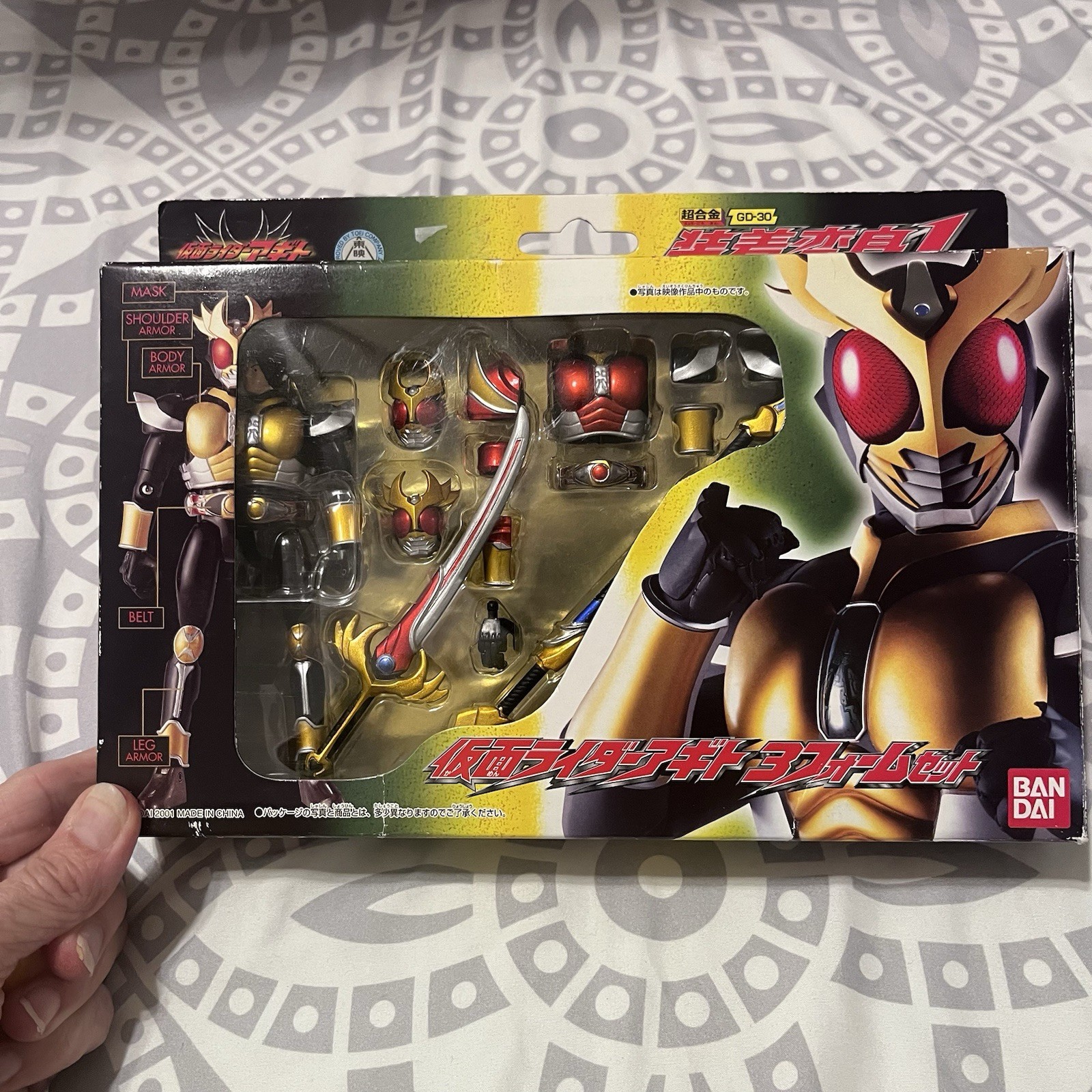 Kamen Rider Agito 3Form Suit Set Alloy Action Figure Collectible Masked Rider