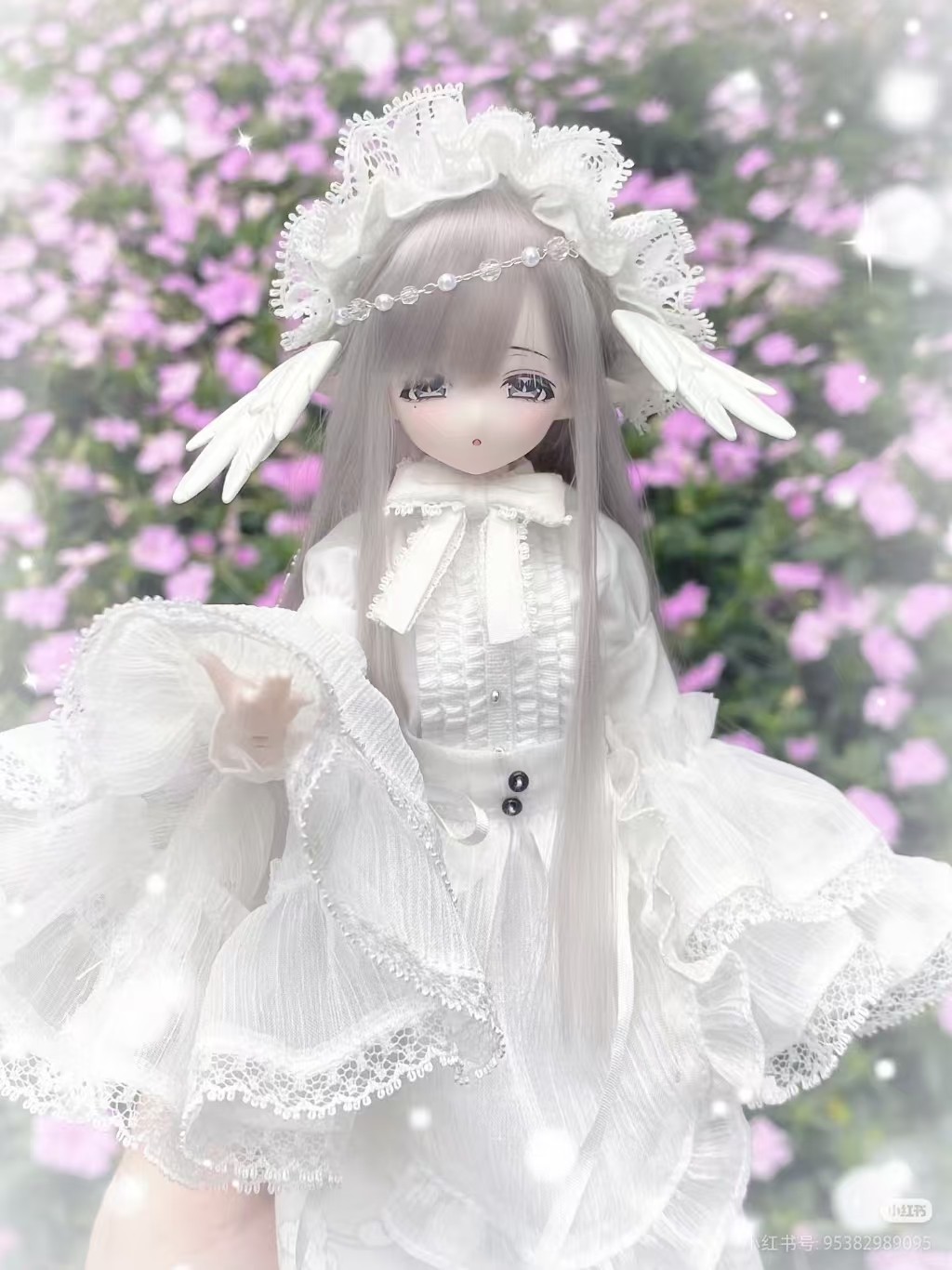 Come4Free Egret Aoerxiya Feather Fog Poem 22cm/8.6In Bjd Action Figure Gift