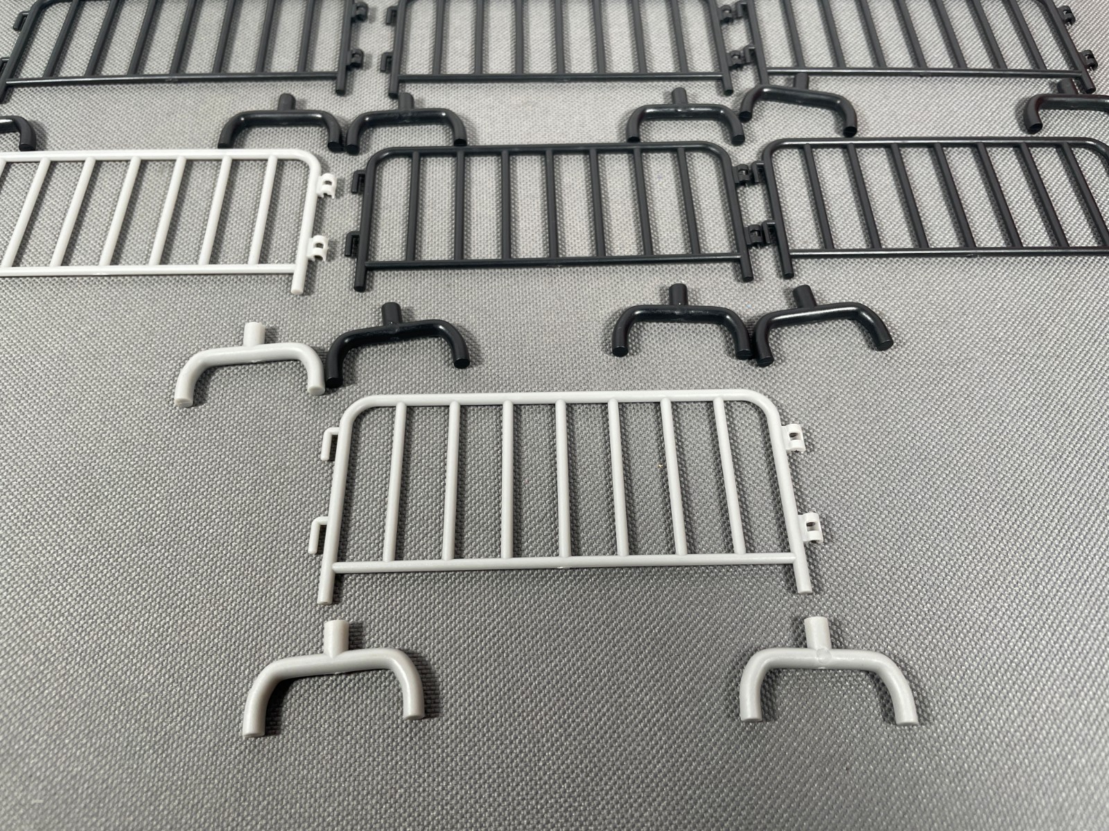 FC Retro Classic Wrestle-Something Wrestlers 4.5 Inch Scale Guard Rails Black 10